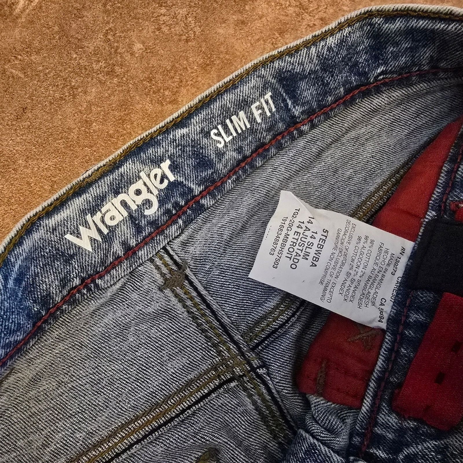 Wrangler Denim Detailed | WRANGLER | Slim Jean Size 36" / US 14 / IT 50 - 3 Thumbnail