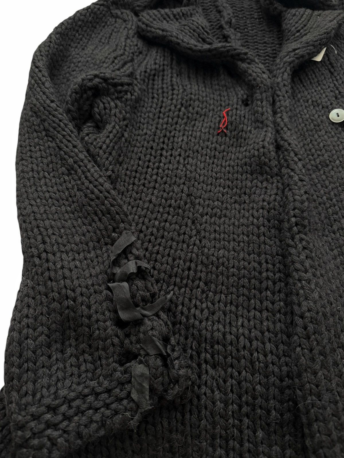 Greg Lauren 2012 OG “The Chunky Loner” Knitter Jacket (Cashmere Alpaca) Size US XS / EU 42 / 0 - 5 Thumbnail