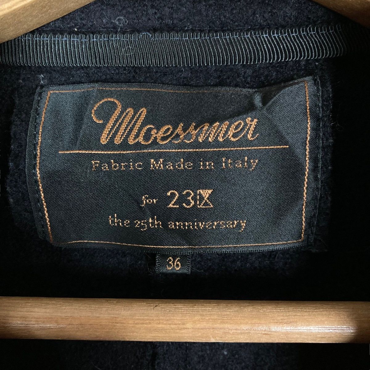 Vintage Vintage Moessmer 25th Anniversary Flat Button Blazer Jacket Size XS / US 0-2 / IT 36-38 - 5 Thumbnail