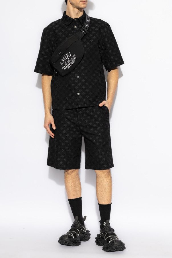 Amiri o1h1sh10525 Quad Jacquard Shorts in Black Size US 36 / EU 52 - 2 Thumbnail