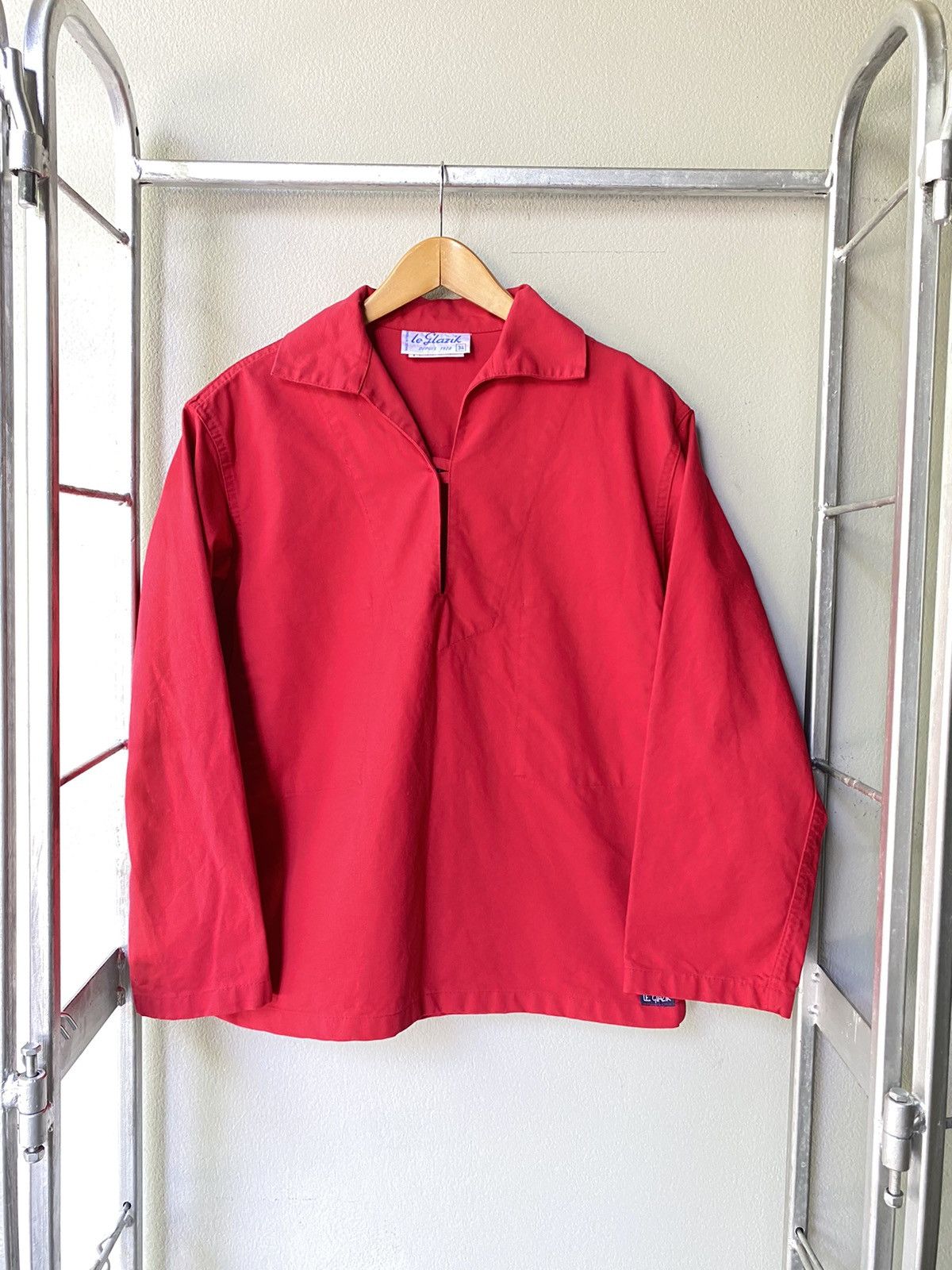 Vintage Le qlazil vintage red blouse Size US M / EU 48-50 / 2 - 8 Thumbnail