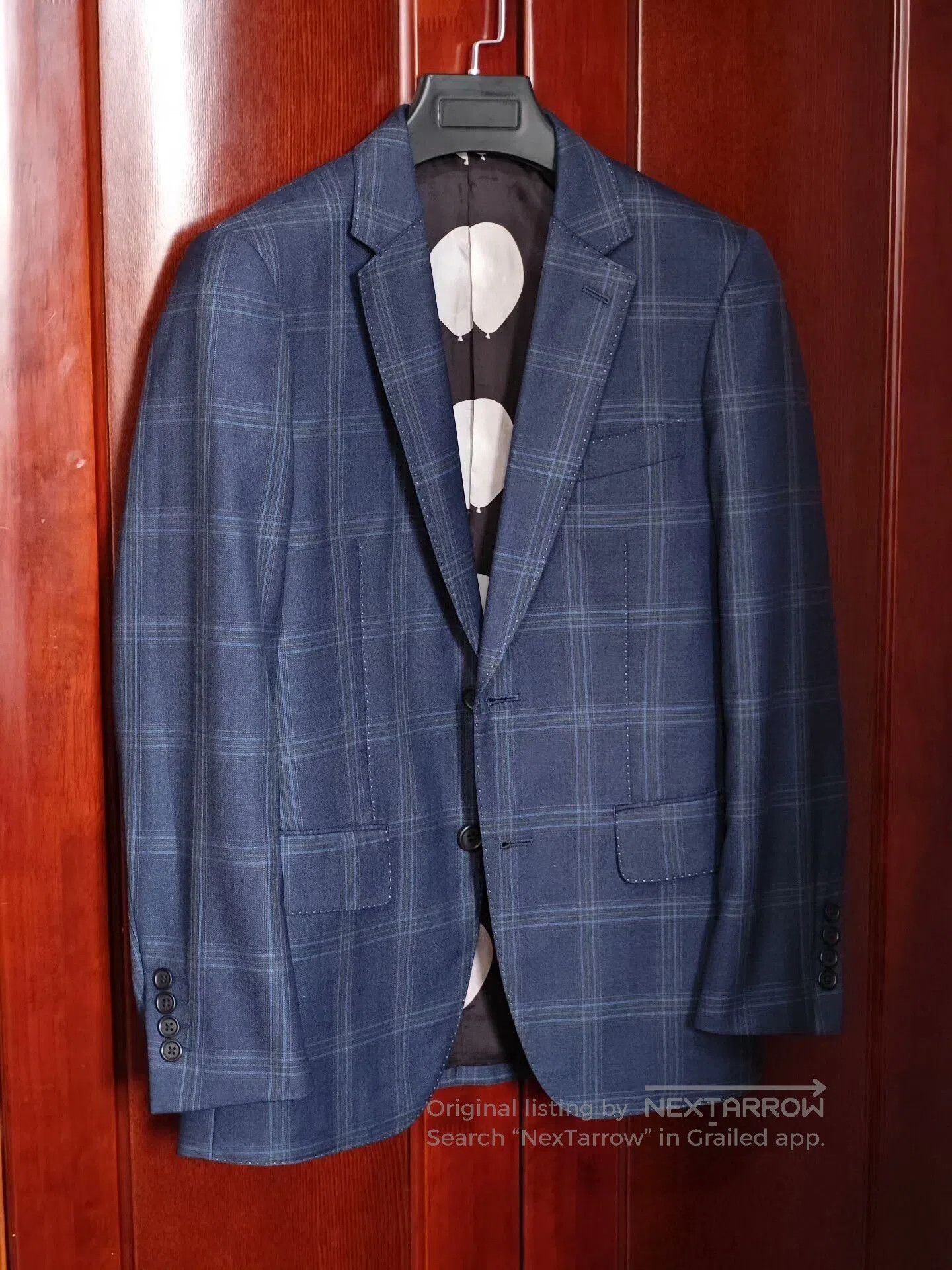 Paul Smith Paul Smith Blue Plaid Wool Suit. Size US S / EU 44-46 / 1 - 1 Thumbnail