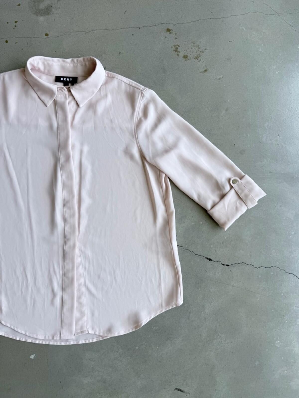 DKNY DKNY / Button Up Blouse / Blush Pink Size S / US 4 / IT 40 - 4 Thumbnail
