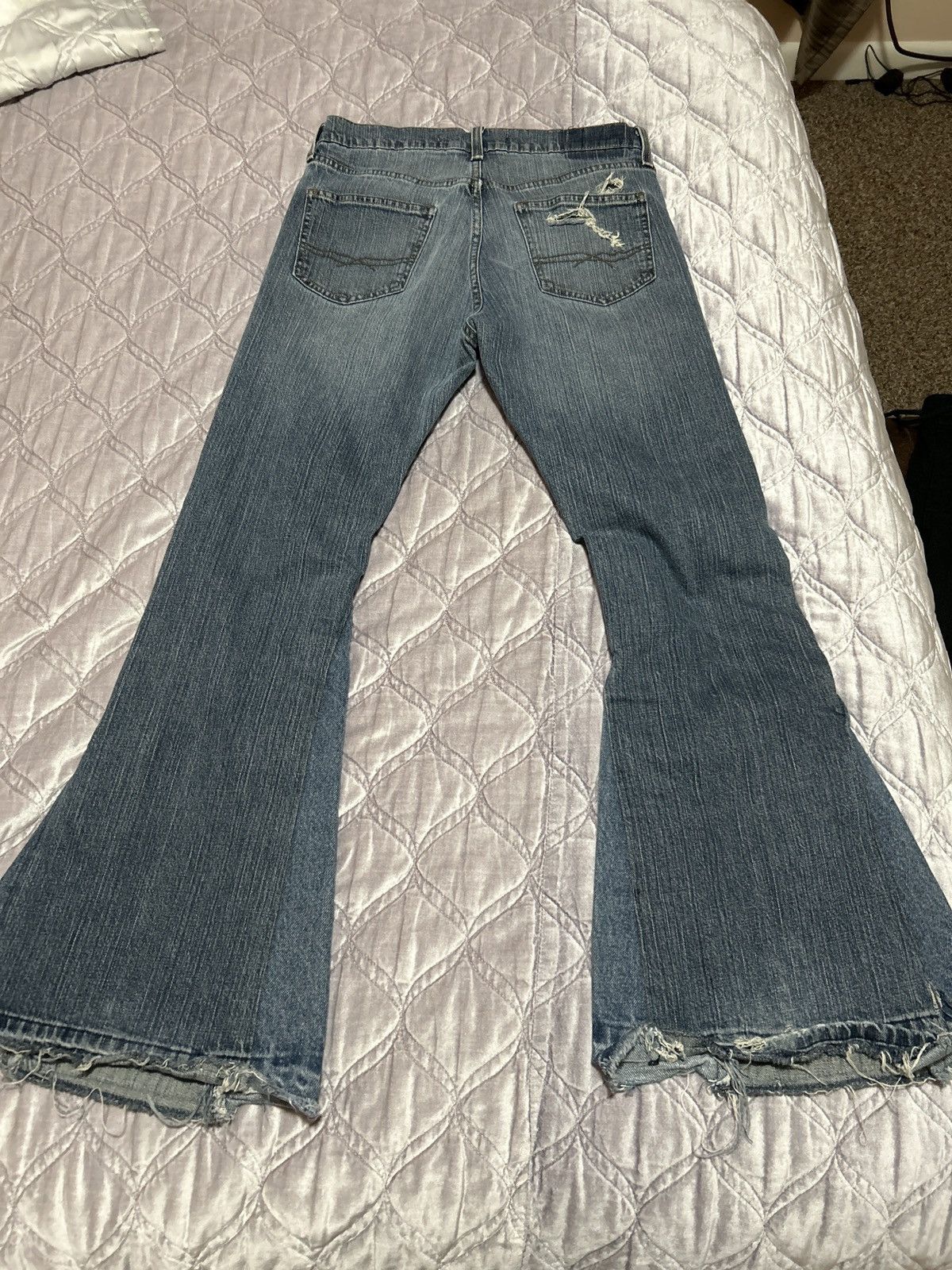 If Six Was Nine × Le Grande Bleu (L.G.B.) × Tornado Mart Flared Japanese denim Size US 30 / EU 46 - 4 Thumbnail
