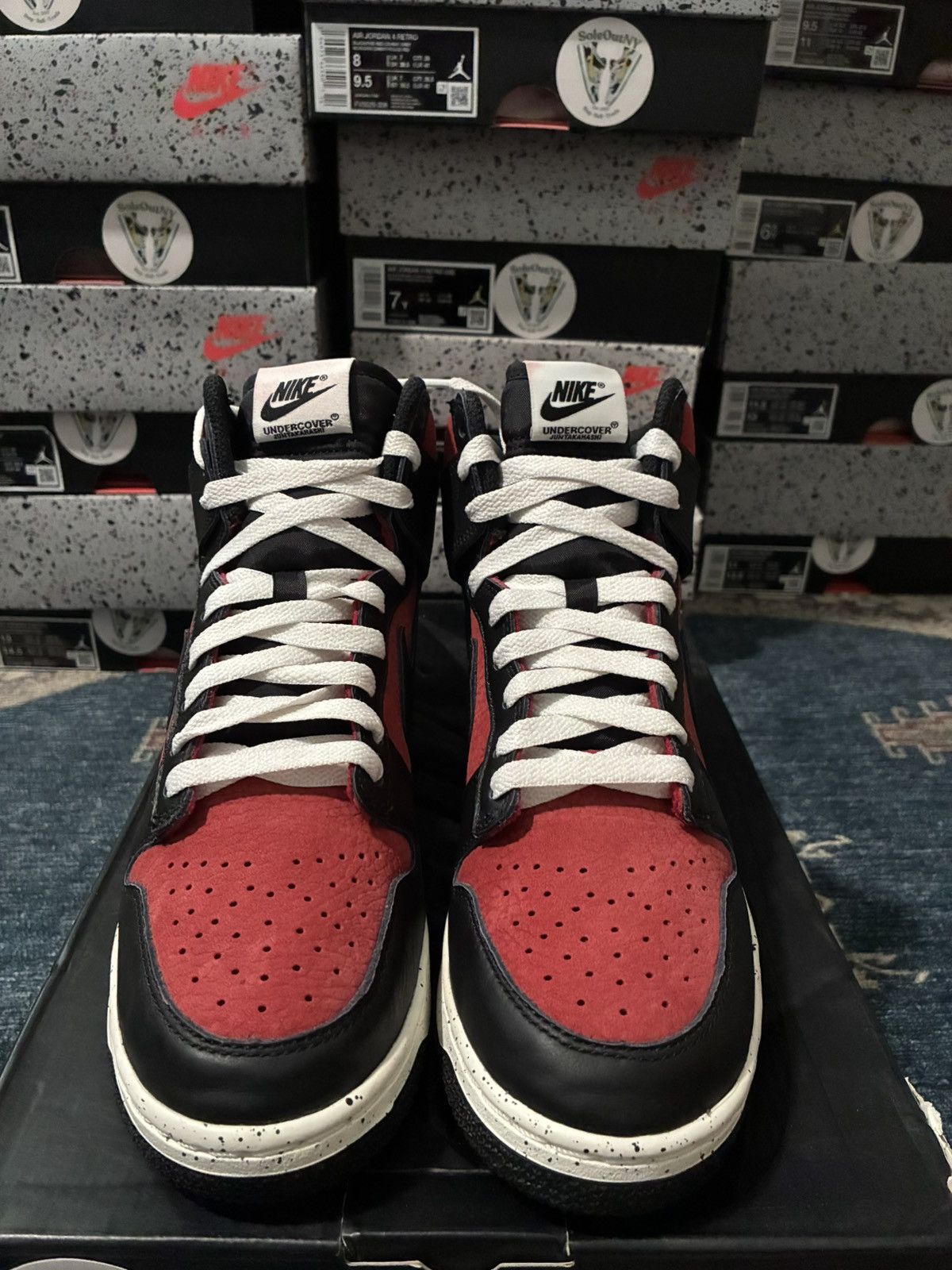 Nike × Undercover Nike Dunk High 1985 Undercover SKU DD9401-600 Size US 6 / EU 39 - 5 Thumbnail