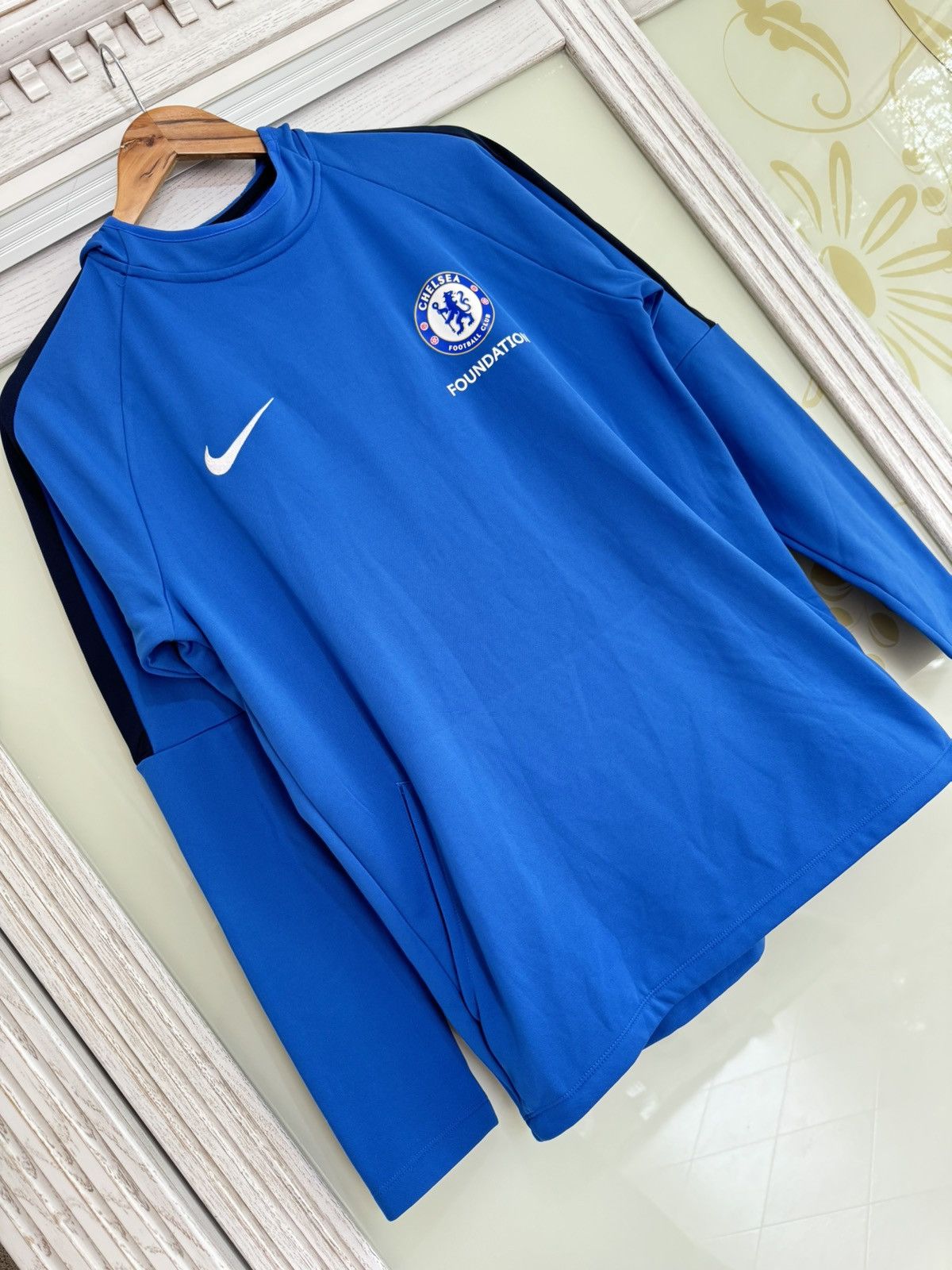 Nike Chelsea 2019-2020 Soccer Tracksuit Jacket Football Jersey Size US M / EU 48-50 / 2 - 3 Thumbnail