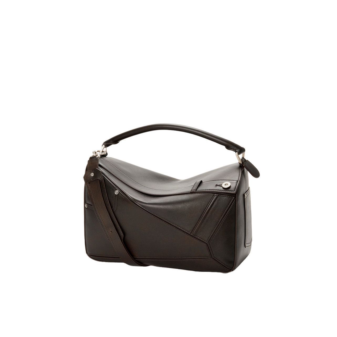 Loewe LOEWE Panta Puzzle Large $5150 Vintage Brown Shoulder Bag Ne Size ONE SIZE - 1 Thumbnail
