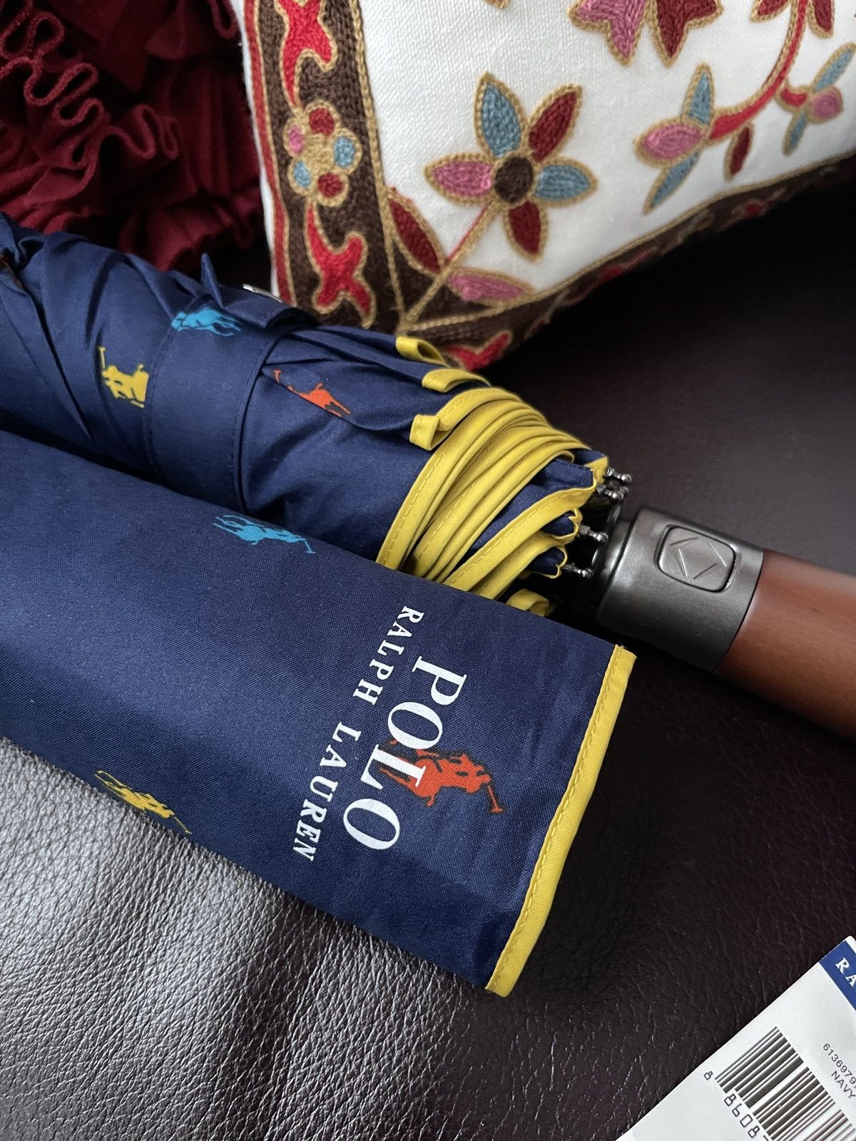 Polo Ralph Lauren NWT polo ralph Lauren umbrella in pony color in blue 12 inch Size ONE SIZE - 5 Thumbnail