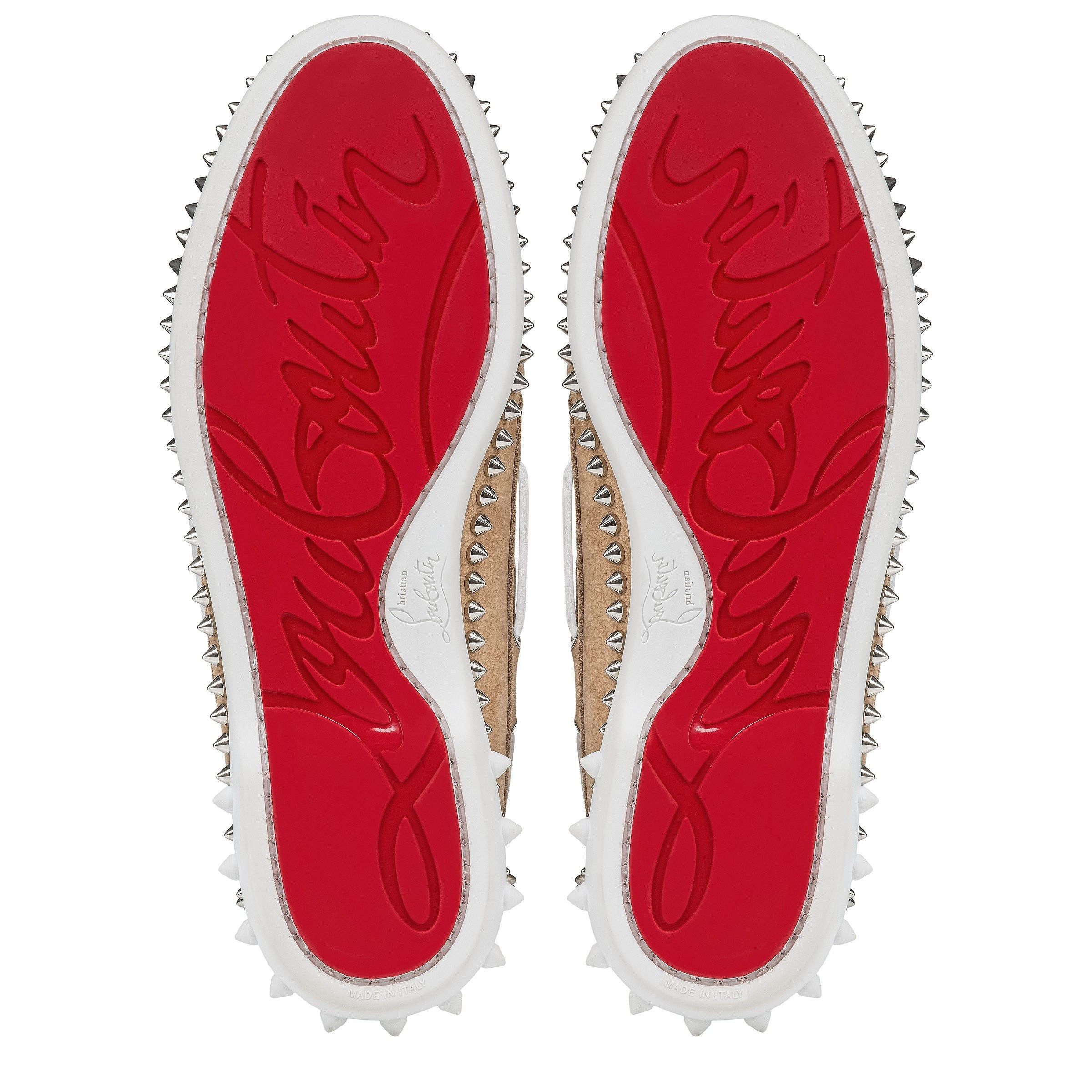 Christian Louboutin o1bcso1str0825 Gerockel in Beige Size US 7 / EU 40 - 3 Thumbnail