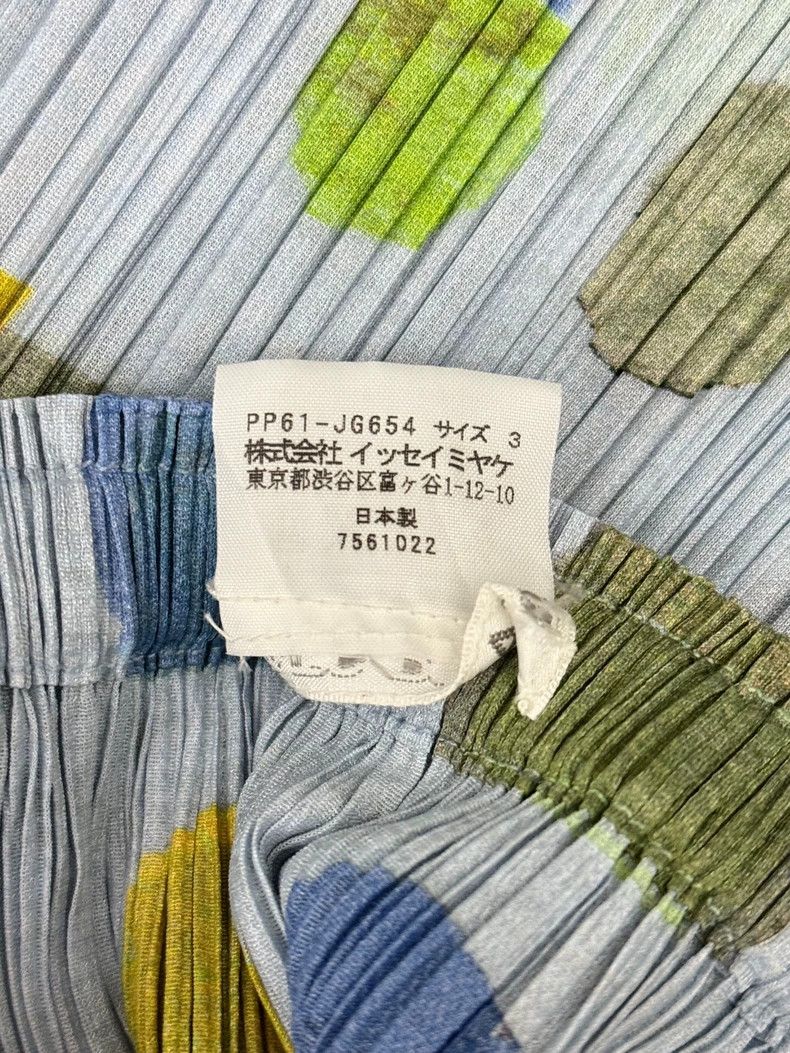 Issey Miyake Issey Miyake Blue pencil polka dot top Size L / US 10 / IT 46 - 6 Thumbnail