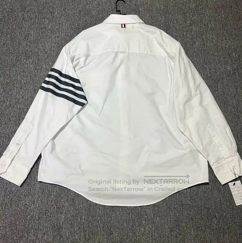 Thom Browne Thom Browne White Cotton Long Sleeve Shirt . Size US XXL / EU 58 / 5 - 2 Thumbnail