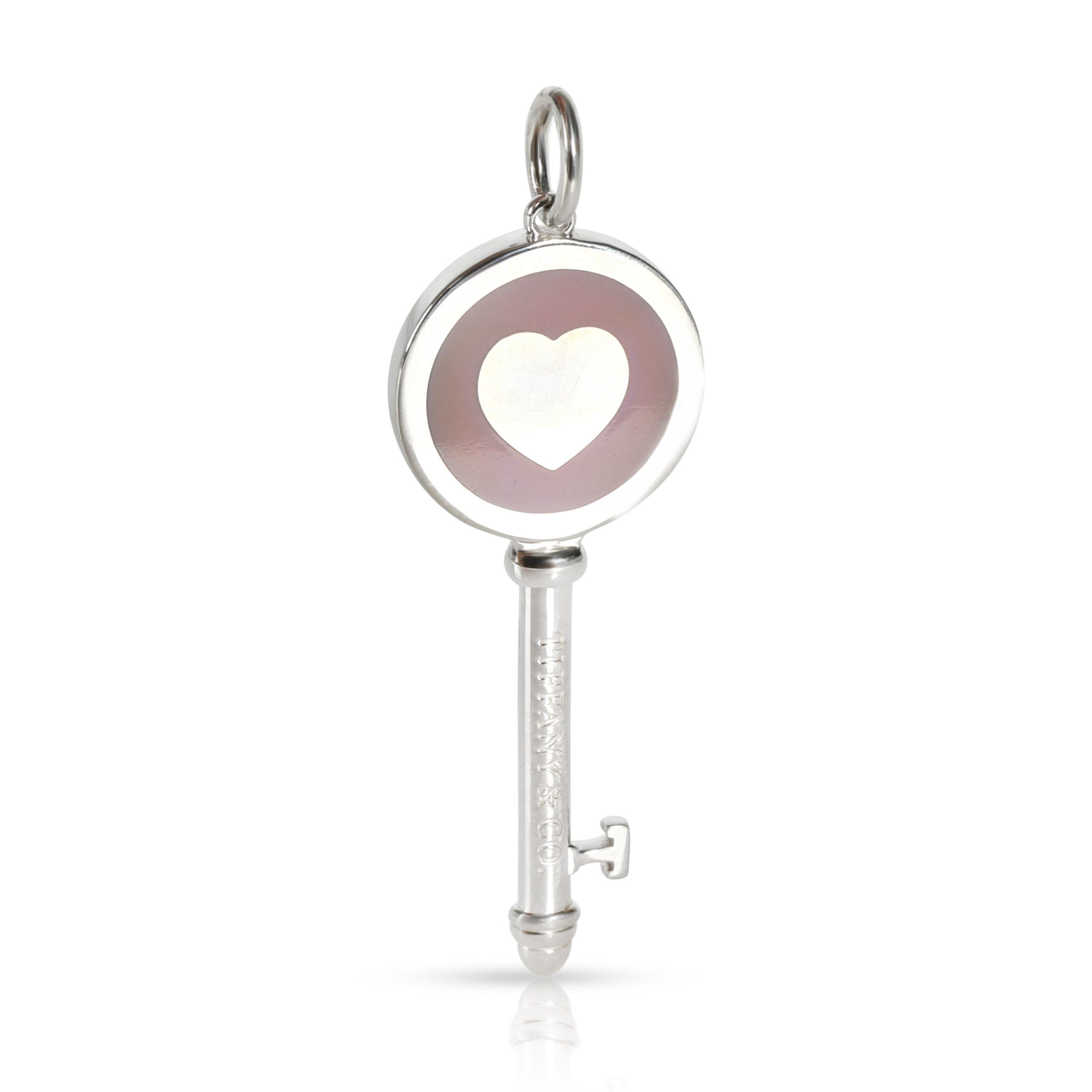 Tiffany Keys Heart Pendant in Sterling Silver