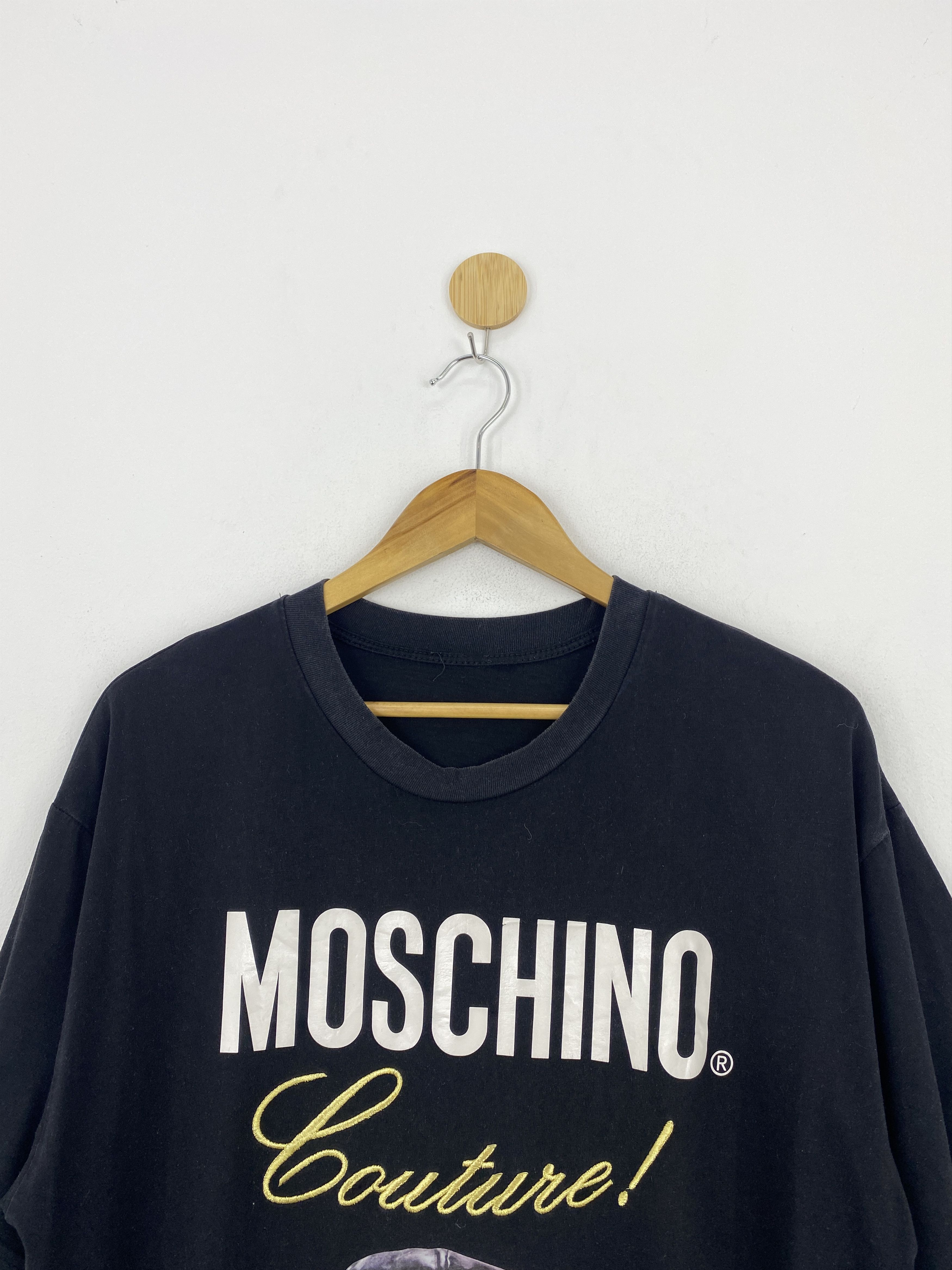 Moschino × Vintage Moshino Couture Bear Short Sleeve T-Shirt TA0506 Size US L / EU 52-54 / 3 - 2 Thumbnail