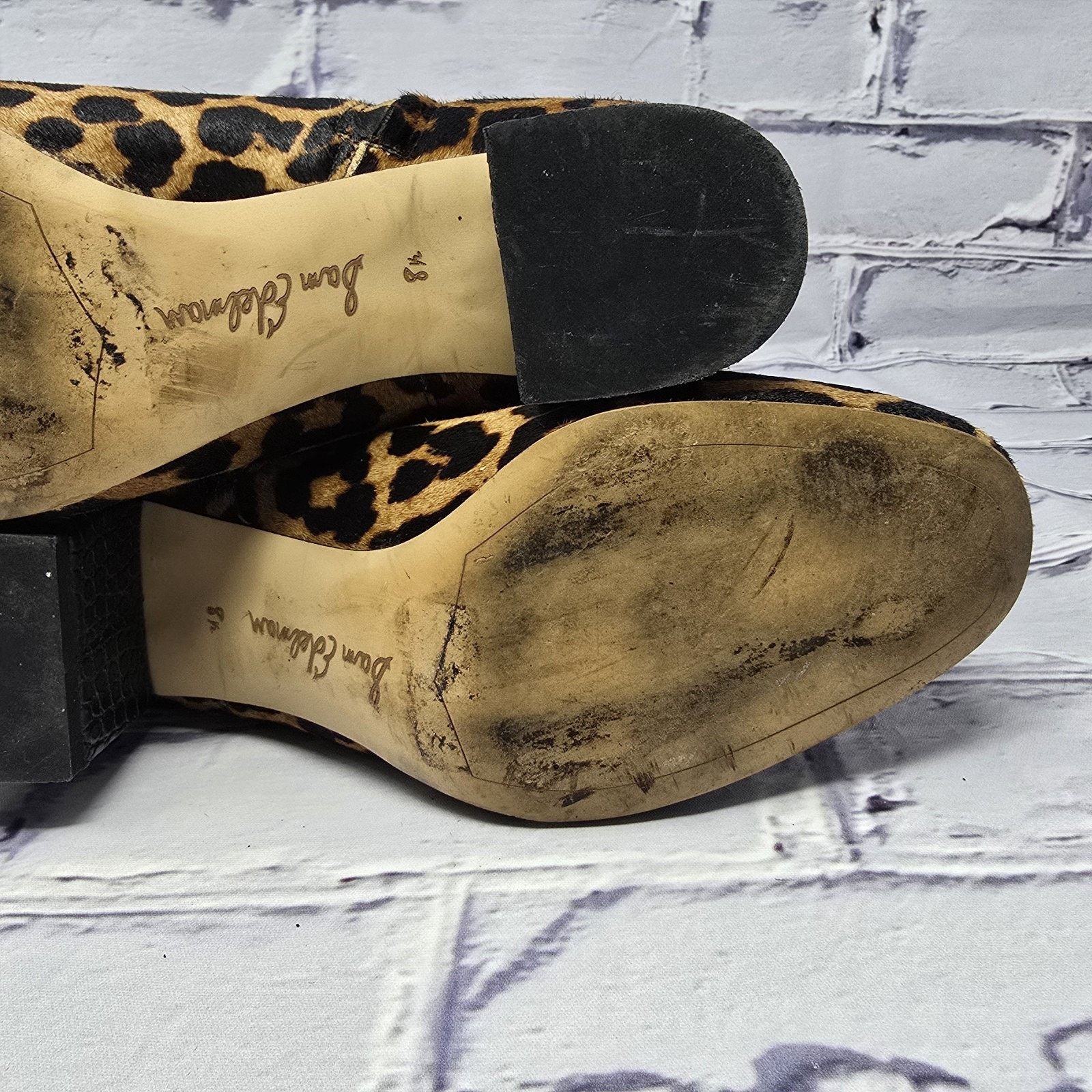 Sam Edelman Sam Edelman Edith Bootie Leopard Print Size 8.5 Booties Size US 8.5 / IT 38.5 - 9 Thumbnail