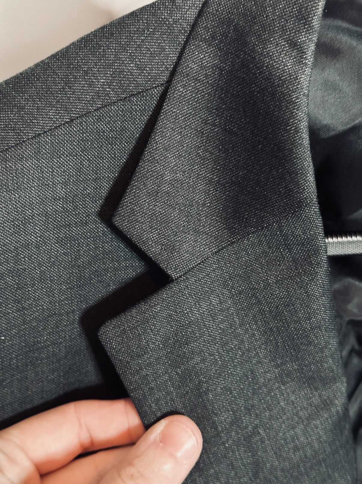 Jil Sander Raf Simons FW2012 runway virgin wool jacket Italy gray Size 40R - 5 Thumbnail