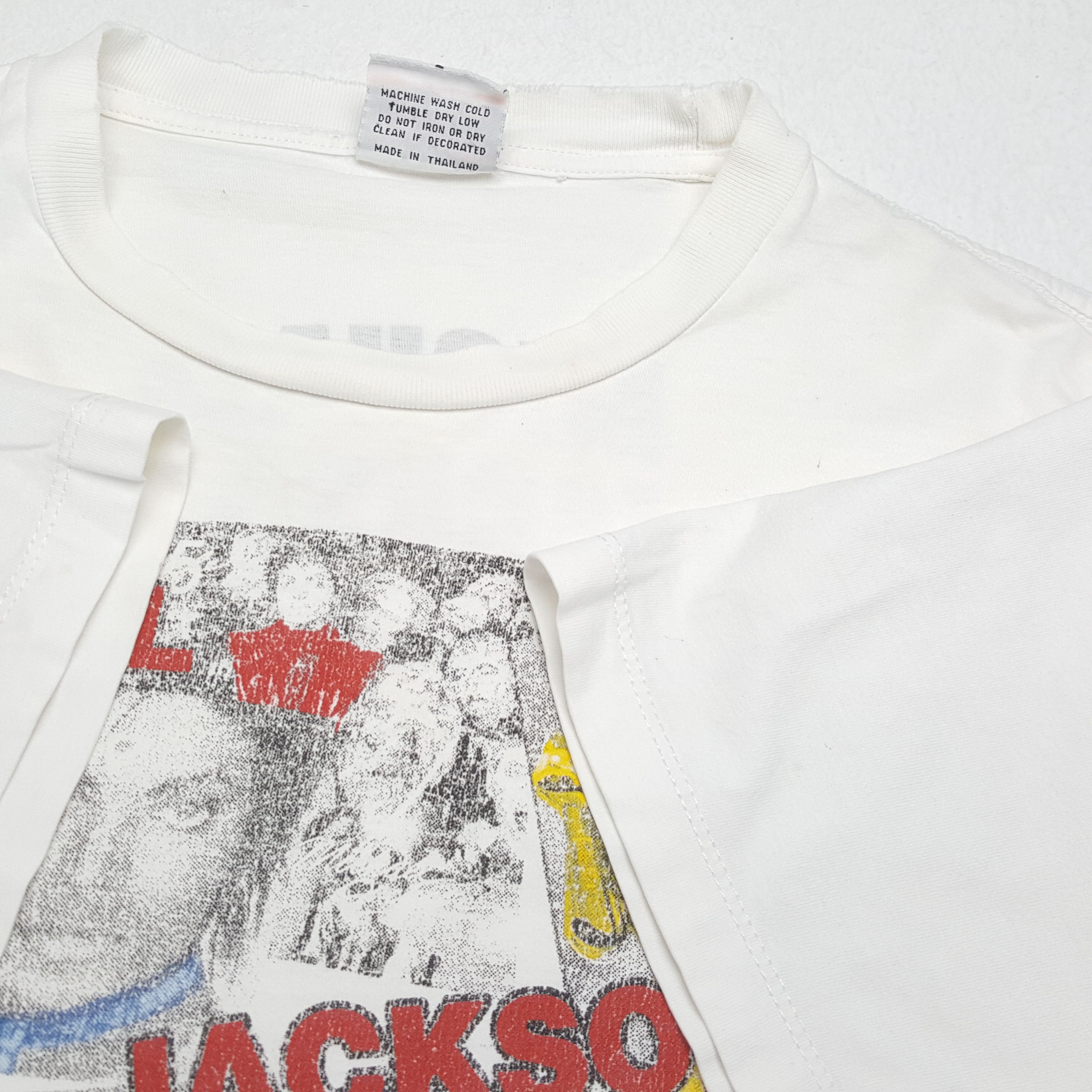 Band Tees × Michael Jackson × Vintage MICHAEL JACKSON Tshirt Singer Music Phototees Style Size US L / EU 52-54 / 3 - 6 Thumbnail