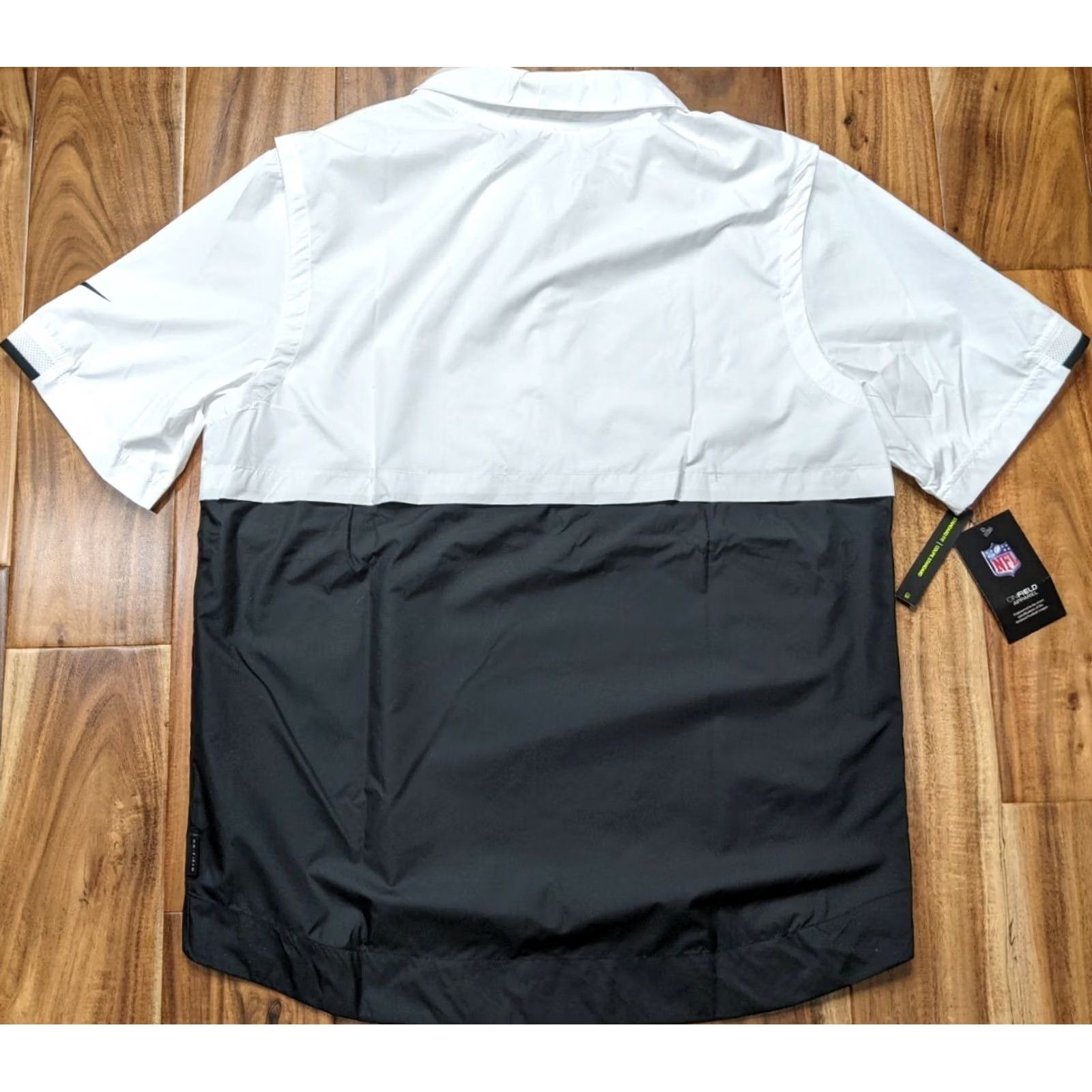Nike Nike Steelers Lightweight Short Sleeve Coaches Jacket Mens Medium White Zip Front Size US M / EU 48-50 / 2 - 7 Thumbnail