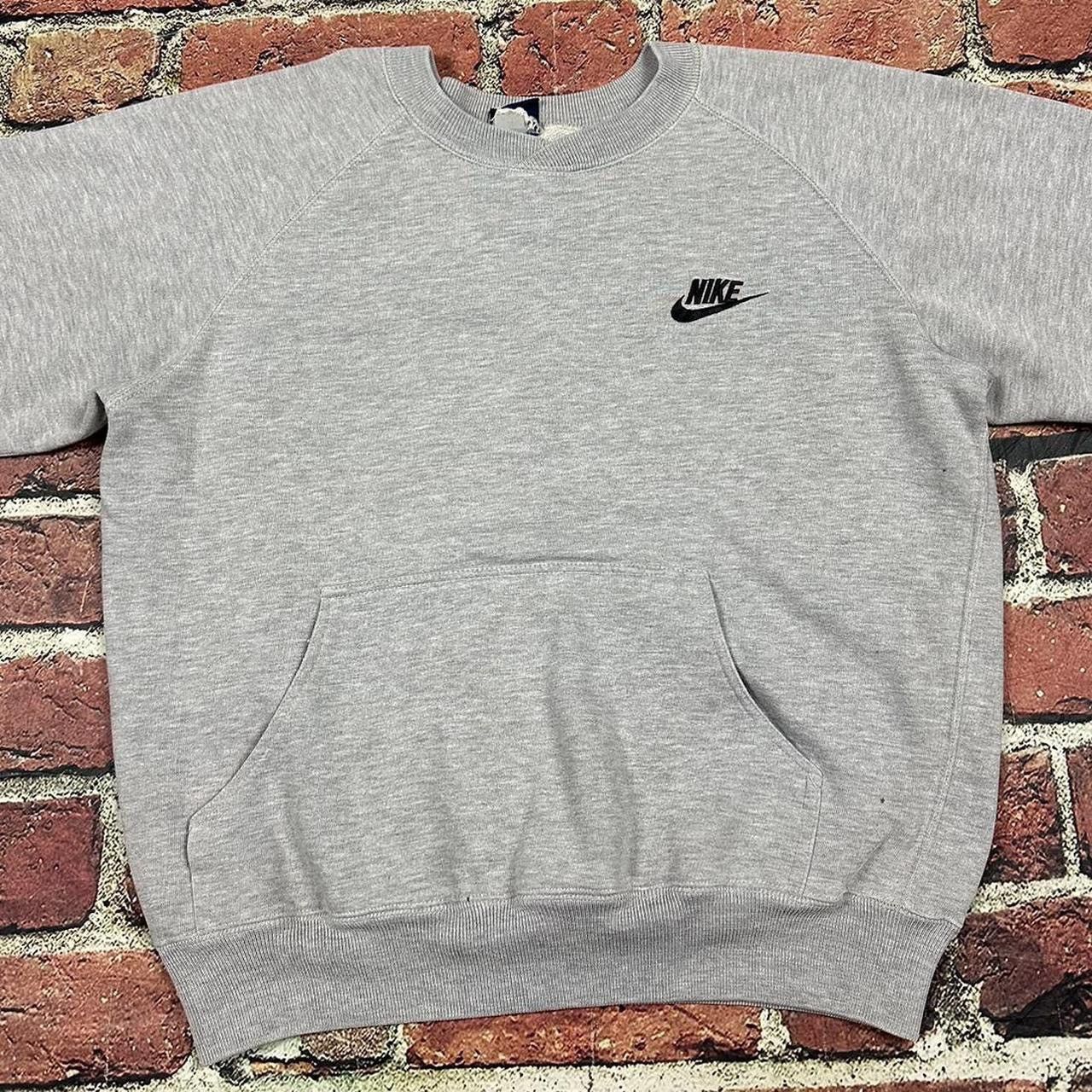 Nike Vintage 1980s Nike Crewneck Sweatshirt Kangaroo Pocket 80s Size US M / EU 48-50 / 2 - 2 Thumbnail