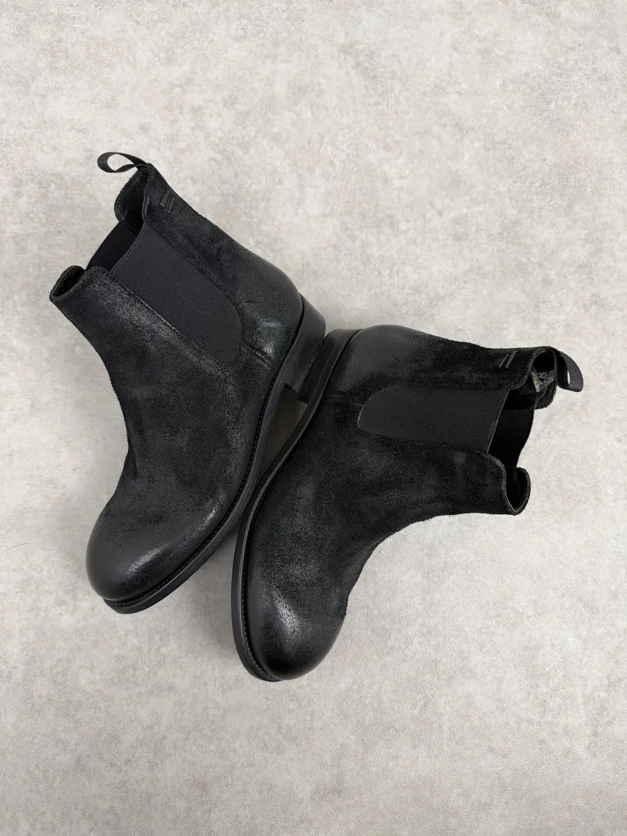 The Last Conspiracy The Last Conspiracy GoodYear Black Eroded Leather Boots Size US 10 / EU 43 - 3 Thumbnail