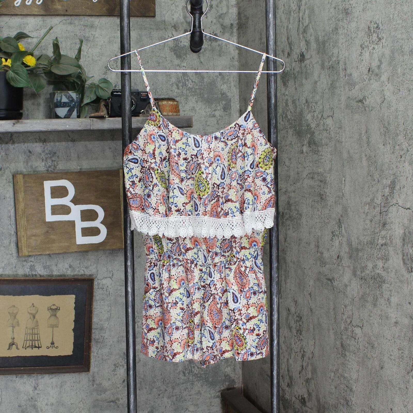 Other Socialite Tiered Romper 166f92a86af35d Off White Multi S Size 28" / US 6 / IT 42 - 1 Thumbnail