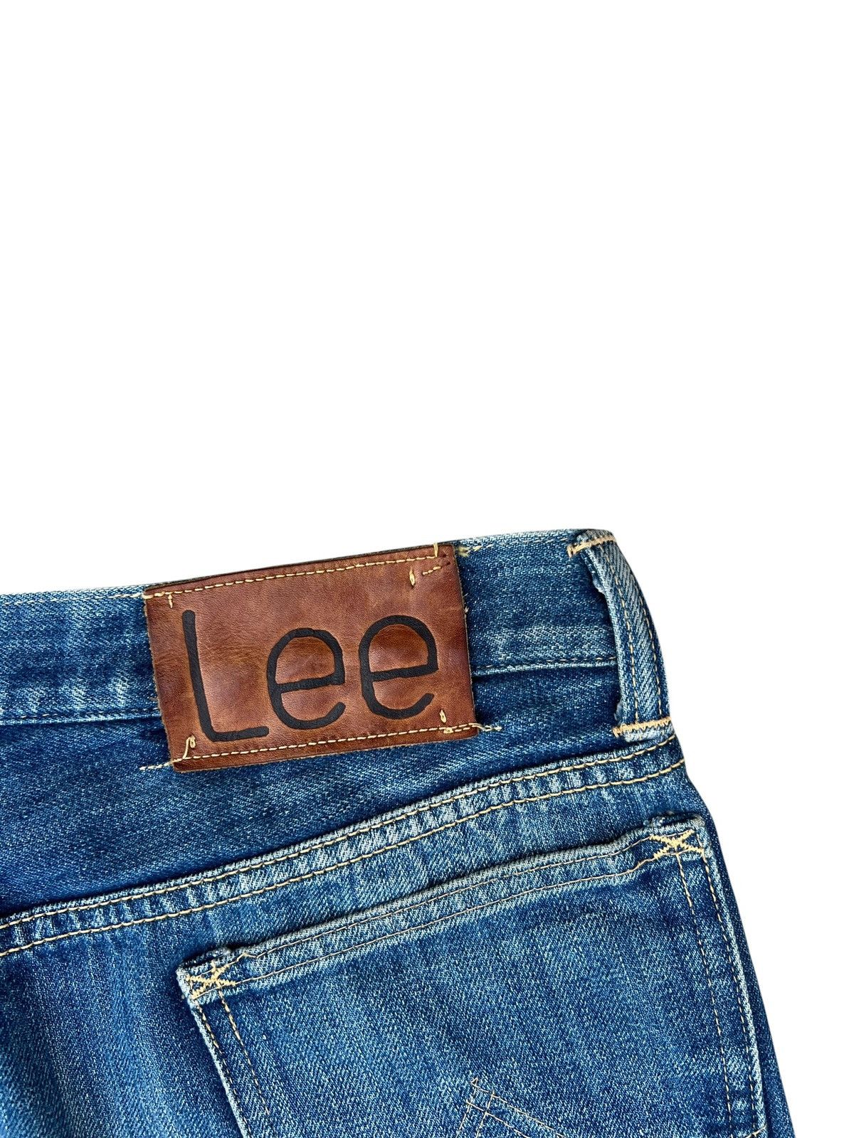 Lee Vintage Lee Lot 02101 Sanforized Faded Denim Selvedge Jeans Size US 31 - 18 Thumbnail