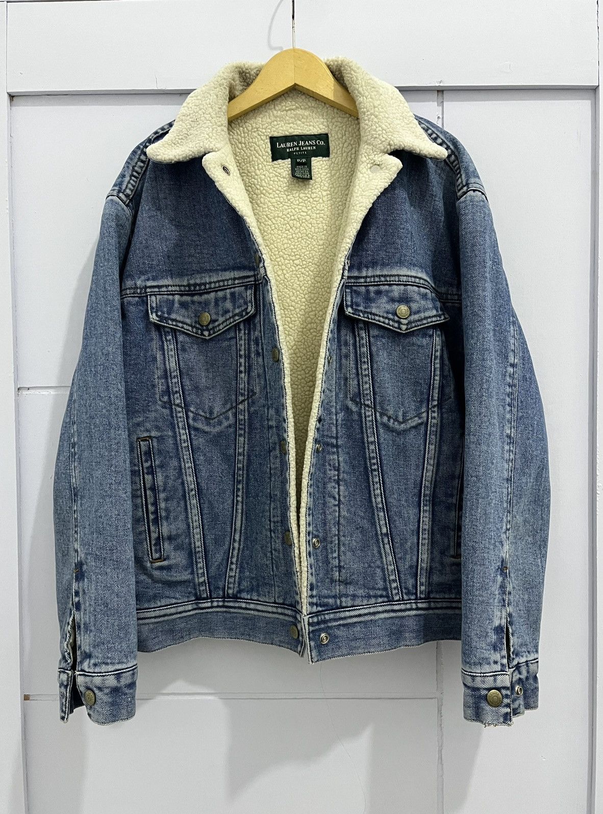 Ralph Lauren Lauren Jeans Co Ralph Lauren Lined Button Up Jean Jacket Size US M / EU 48-50 / 2 - 2 Thumbnail