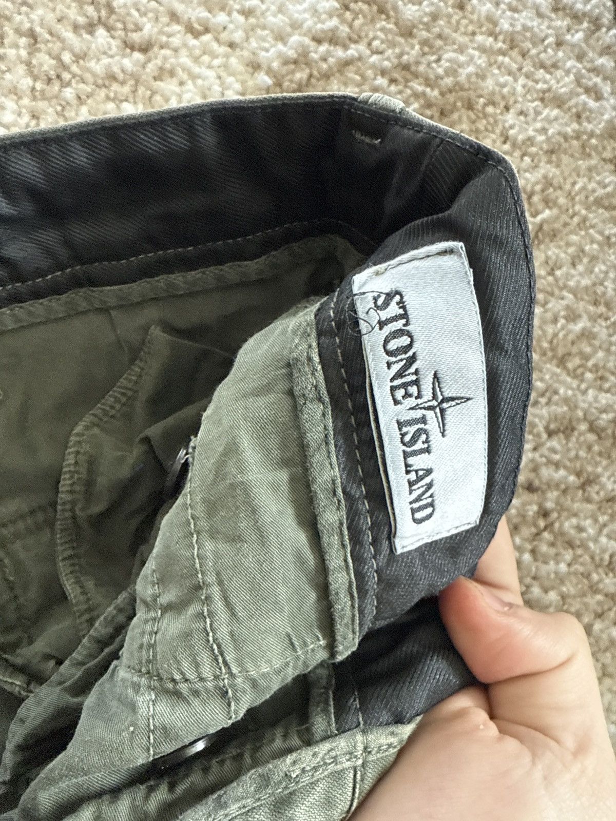Stone Island Stone island cargo pants olive green 30 waist rare Size US 30 / EU 46 - 3 Thumbnail