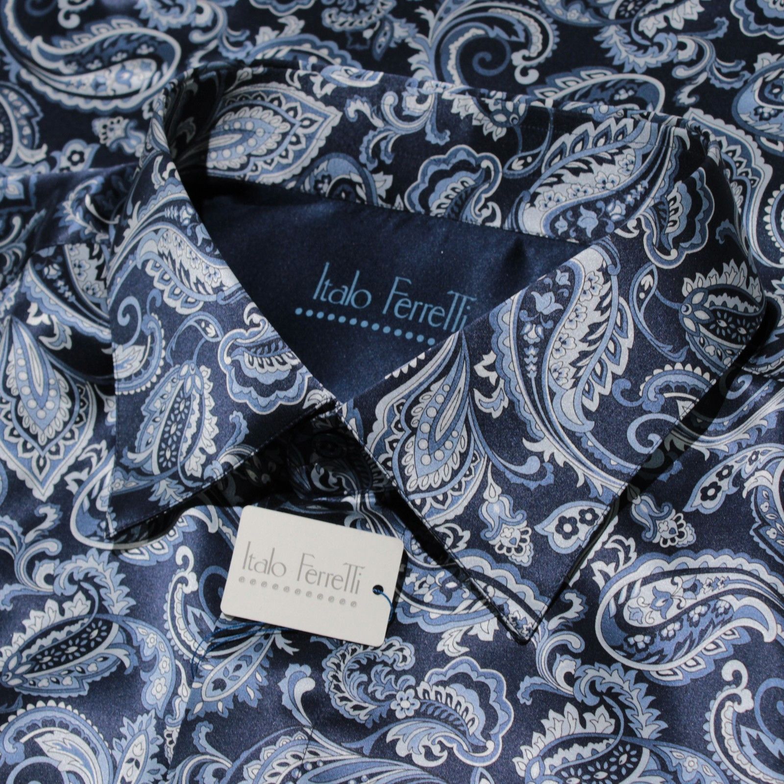 Italo Ferretti New with tags Shirt Size XL US In Blue