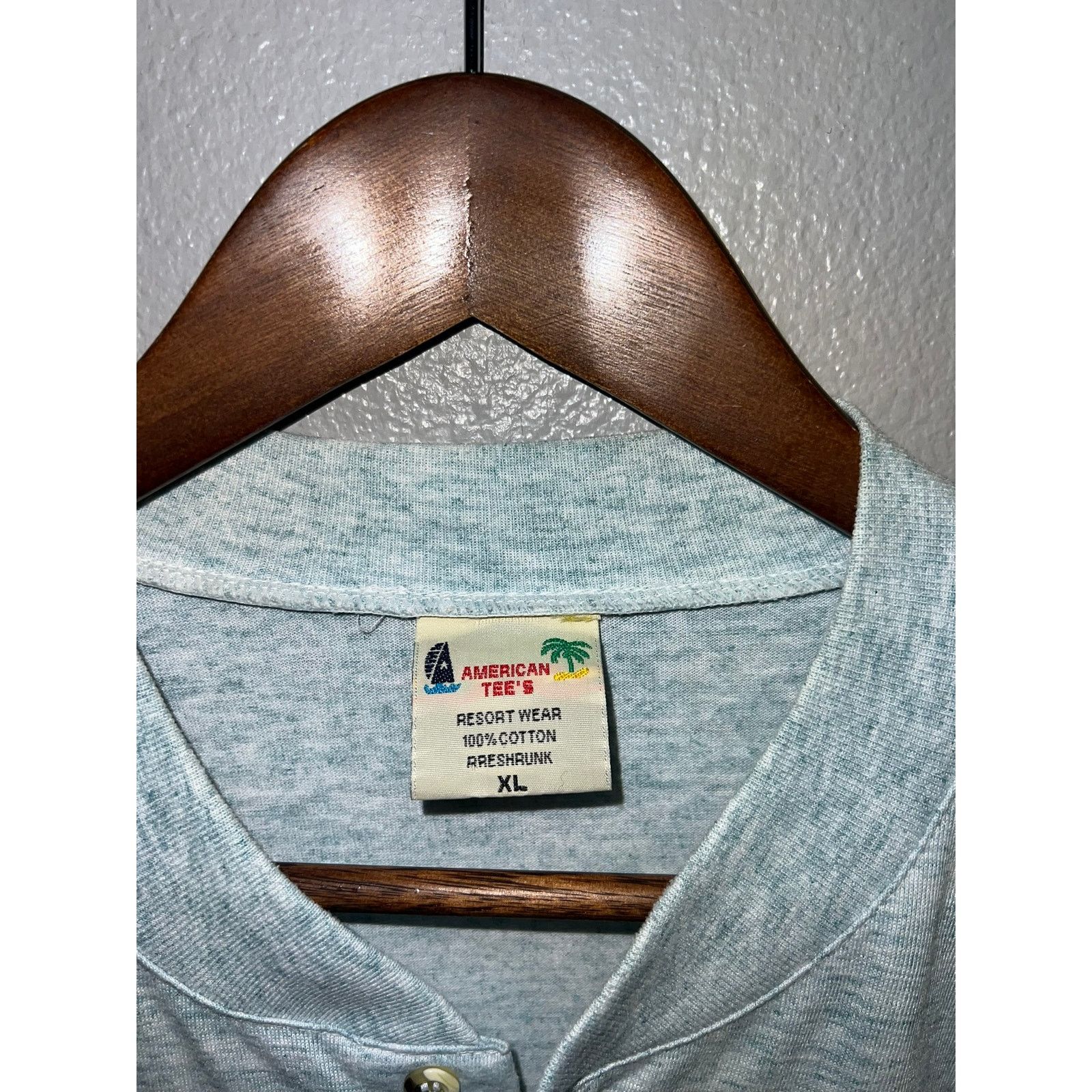 Vintage Vintage Dominica Shirt Sailboat 1/4 Button Down Tee 90s XL Size US XL / EU 56 / 4 - 9 Thumbnail