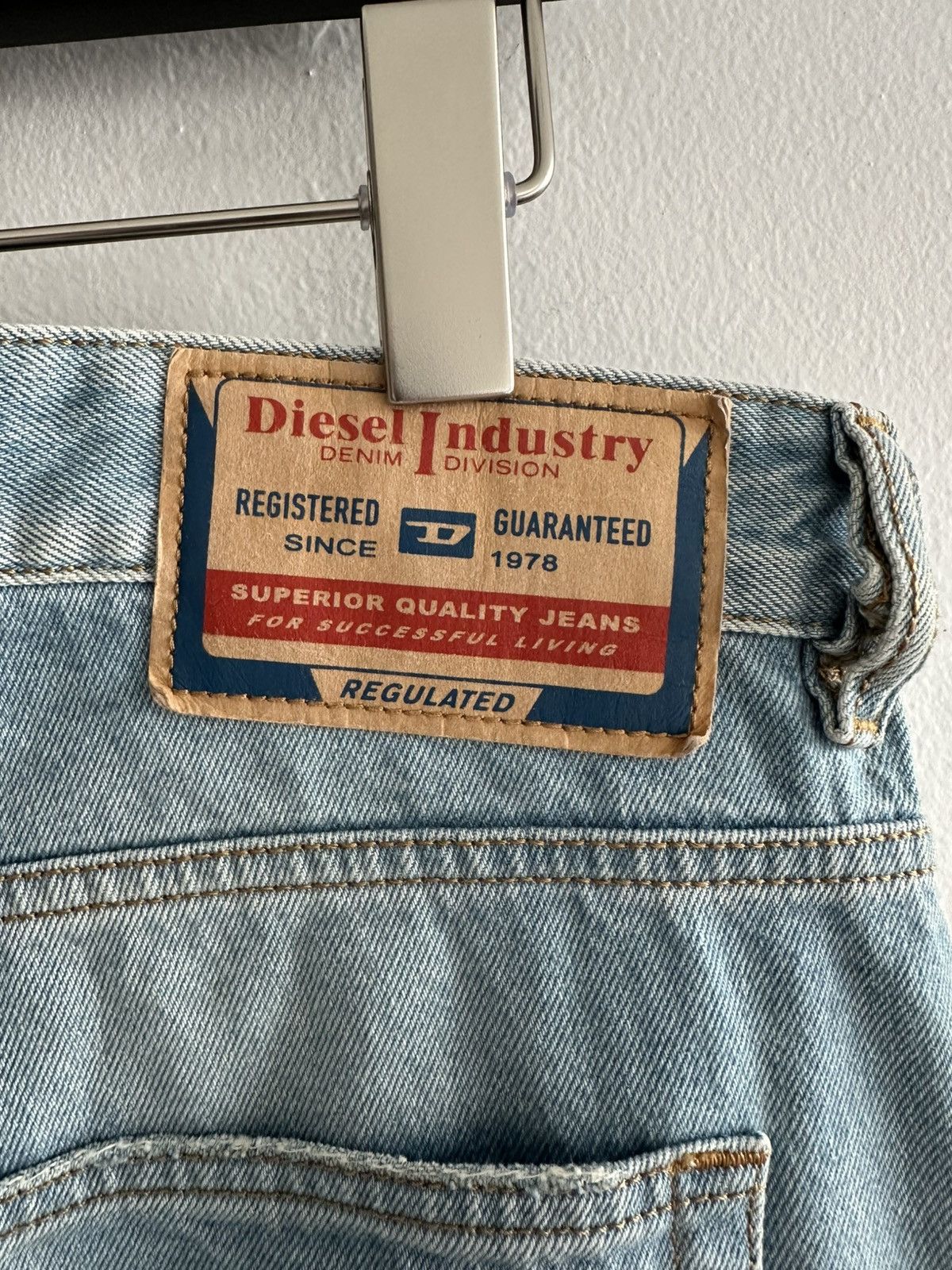 Diesel Diesel D Rise Light Wash Jeans Size US 29 - 5 Thumbnail