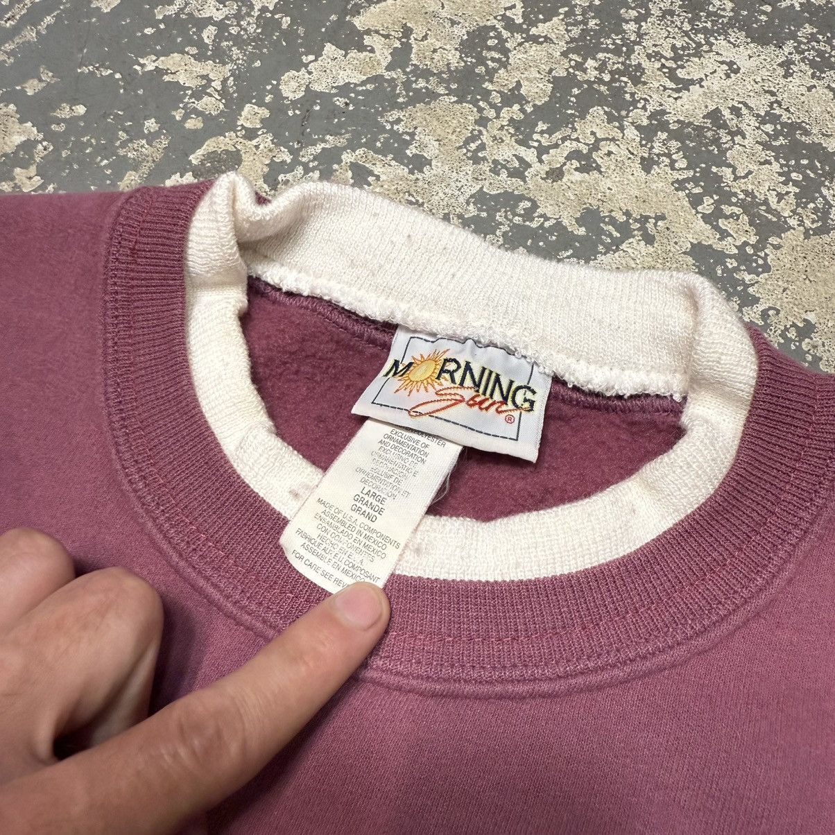 Vintage Vintage Cat Pink Cute Nature Crewneck Sweatshirt 90s Size US L / EU 52-54 / 3 - 14 Thumbnail