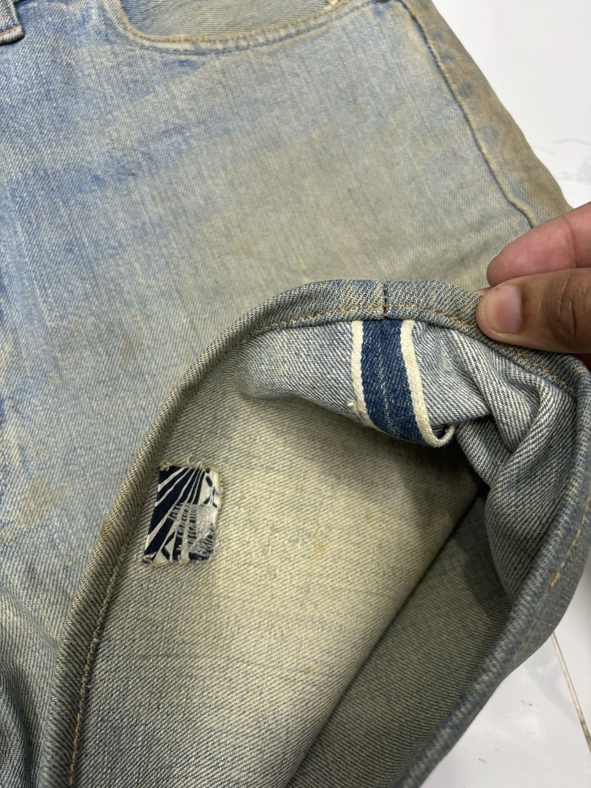 Levi's 🔥LEVIS 501 BUTTON 6 SELVEDGE DENIM SHORT JEANS Size US 36 / EU 52 - 5 Thumbnail