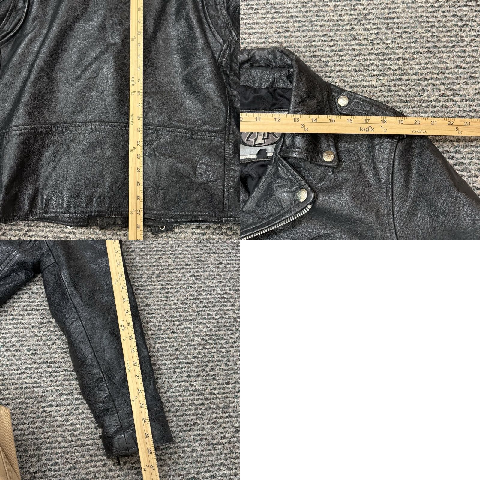 Vintage VINTAGE Z1R Jacket Men’s 48 Black Leather Motorcycle Biker 90s D Pocket Outdoor Size US M / EU 48-50 / 2 - 9 Thumbnail
