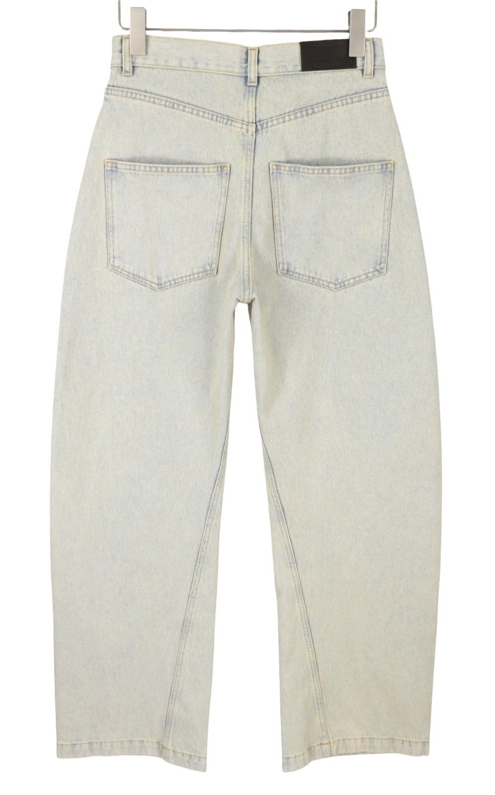 Calvin Klein W26/L32 Light Blue Faded Wide Relaxed 87830 Size 26" / US 2 / IT 38 - 2 Thumbnail