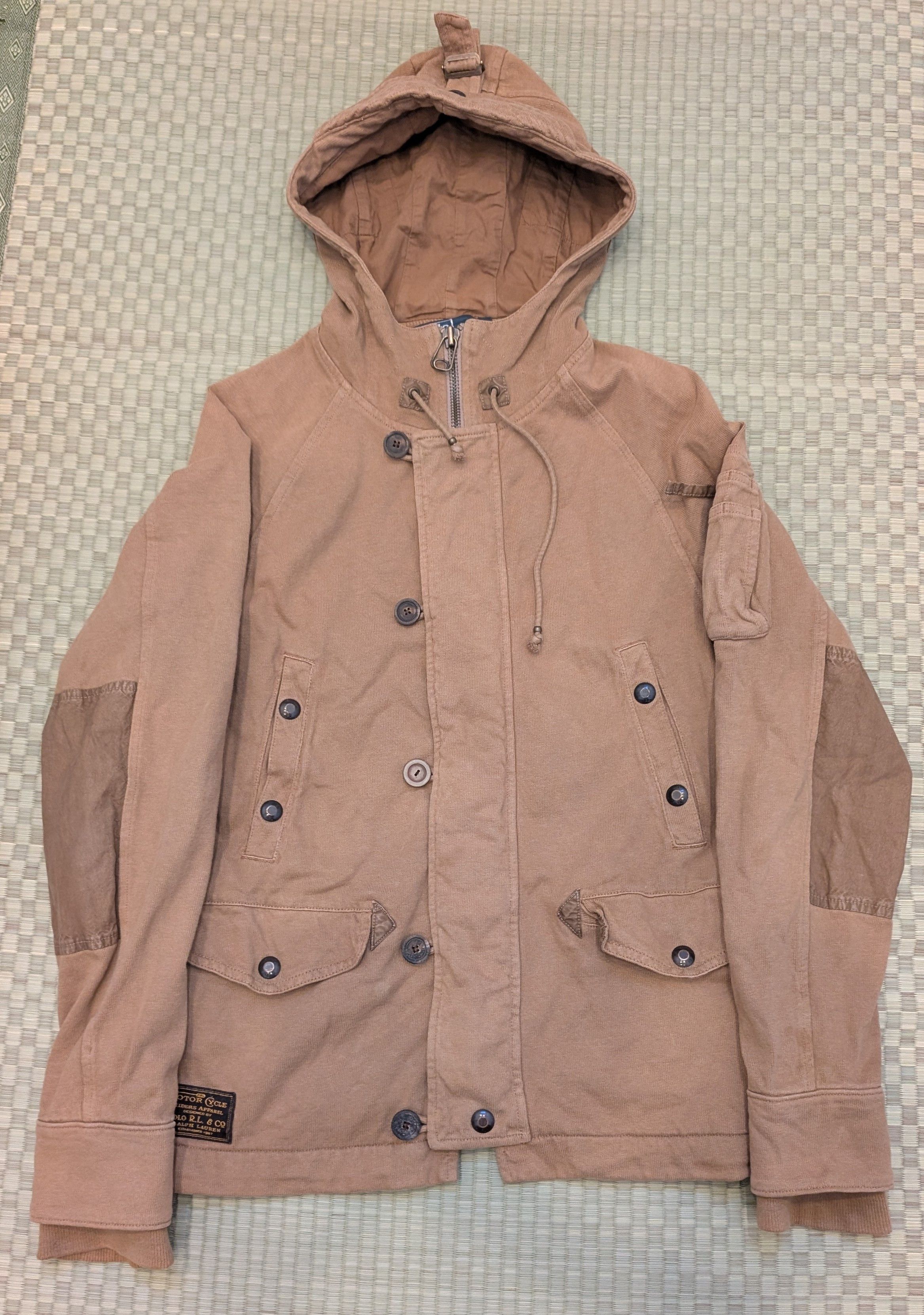 Polo Ralph Lauren VTG Polo Ralph Lauren Motorcycle Riding Apparel FZ Hoodie Size US S / EU 44-46 / 1 - 1 Thumbnail