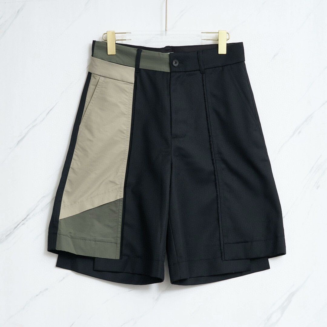 Feng Chen Wang Feng Chen Wang Men's Color Block Shorts Size US 28 / EU 44 - 1 Thumbnail