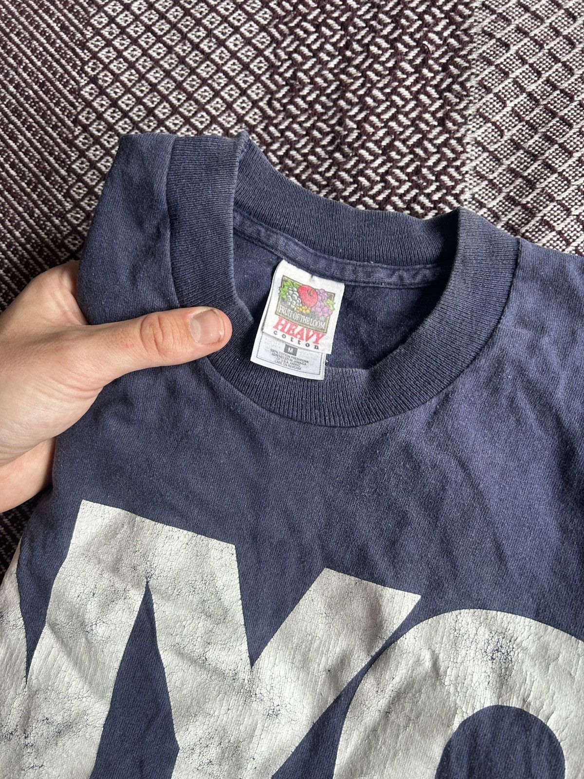 Fruit Of The Loom × Vintage Vintage FOTL Heavy NYC T-Shirt Crewneck Streetwear Y2K Sz M Size US M / EU 48-50 / 2 - 10 Thumbnail