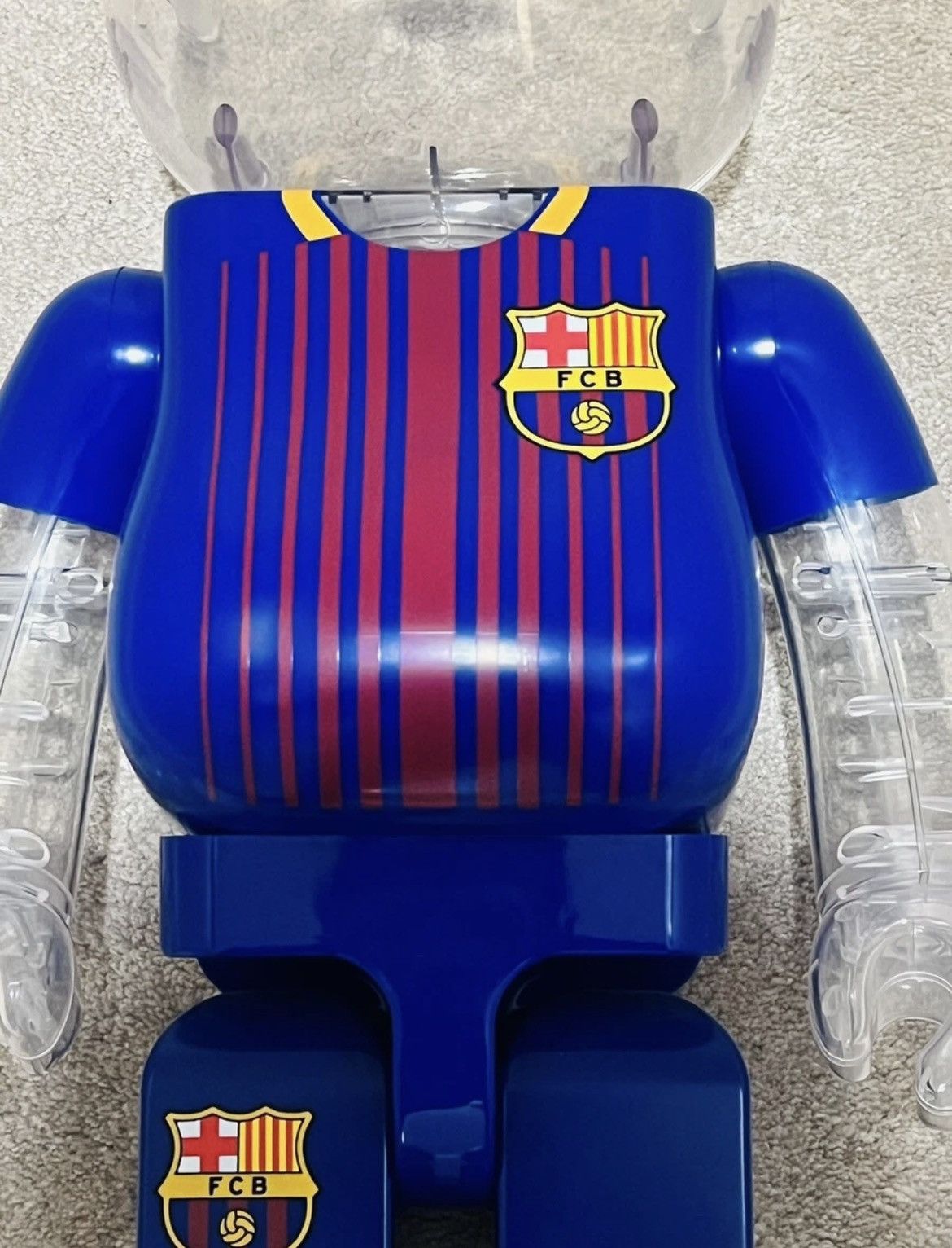 Medicom Toy FC Barcelona x Bearbrick 1000 Size ONE SIZE - 2 Thumbnail