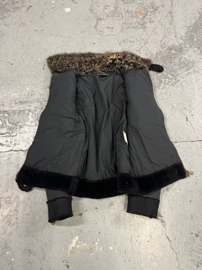 Dolce & Gabbana 2000s Dolce & Gabbana Hybrid Nylon Suede Black Jacket Size US XS / EU 42 / 0 - 8 Thumbnail