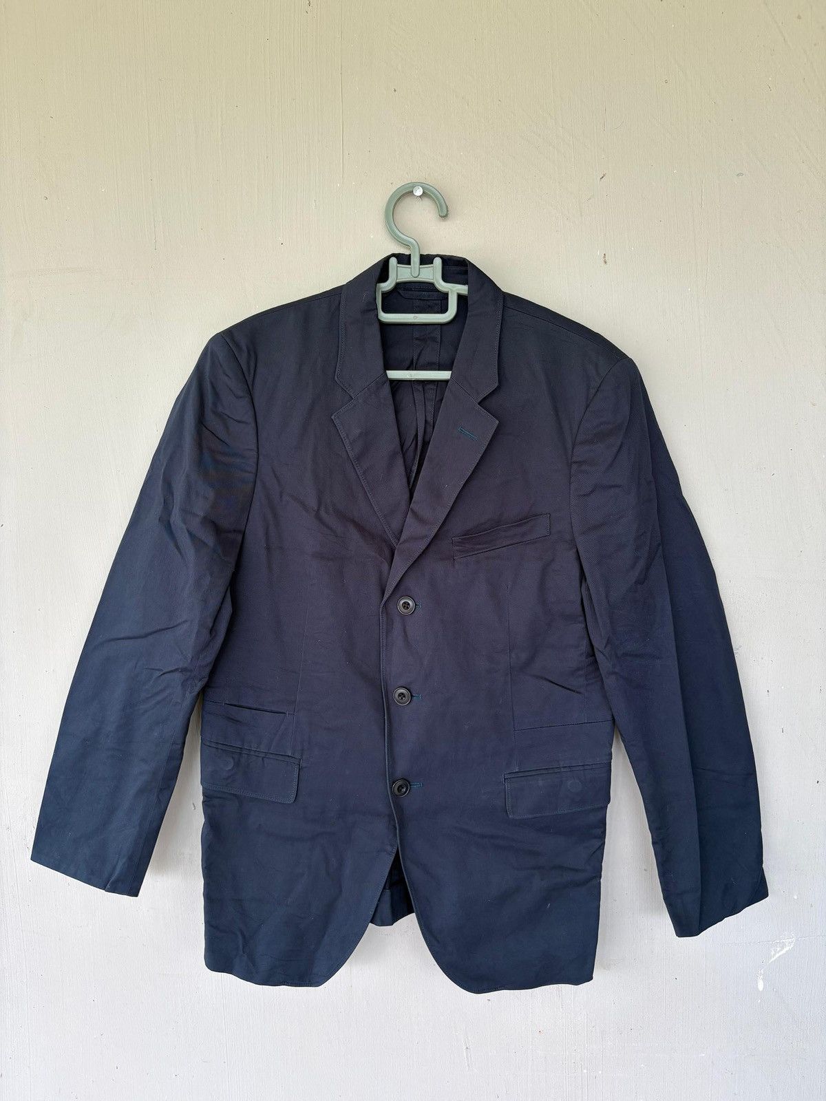 Lemaire Lemaire x Uniqlo Blue Black Jacket Coat Size US M / EU 48-50 / 2 - 1 Thumbnail