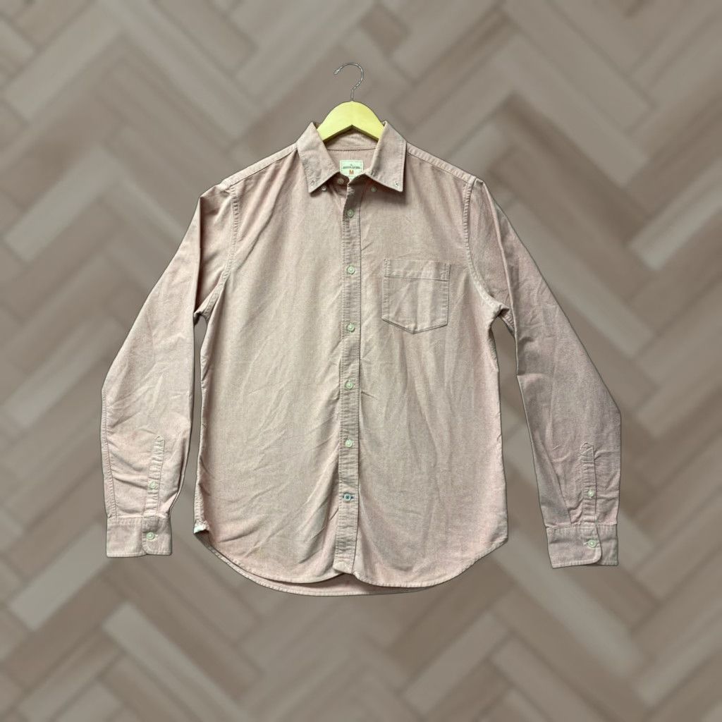 Gap VINTAGE Gap Pink Men’s Button-Down Shirt Slim Fit Adult Medium Long Sleeve 146-31 Mens Size US M / EU 48-50 / 2 - 1 Thumbnail
