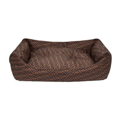 Fendi o1s1wg111224 Size: OS / FF Pattern Dog Bed in Brown Size ONE SIZE - 1 Preview