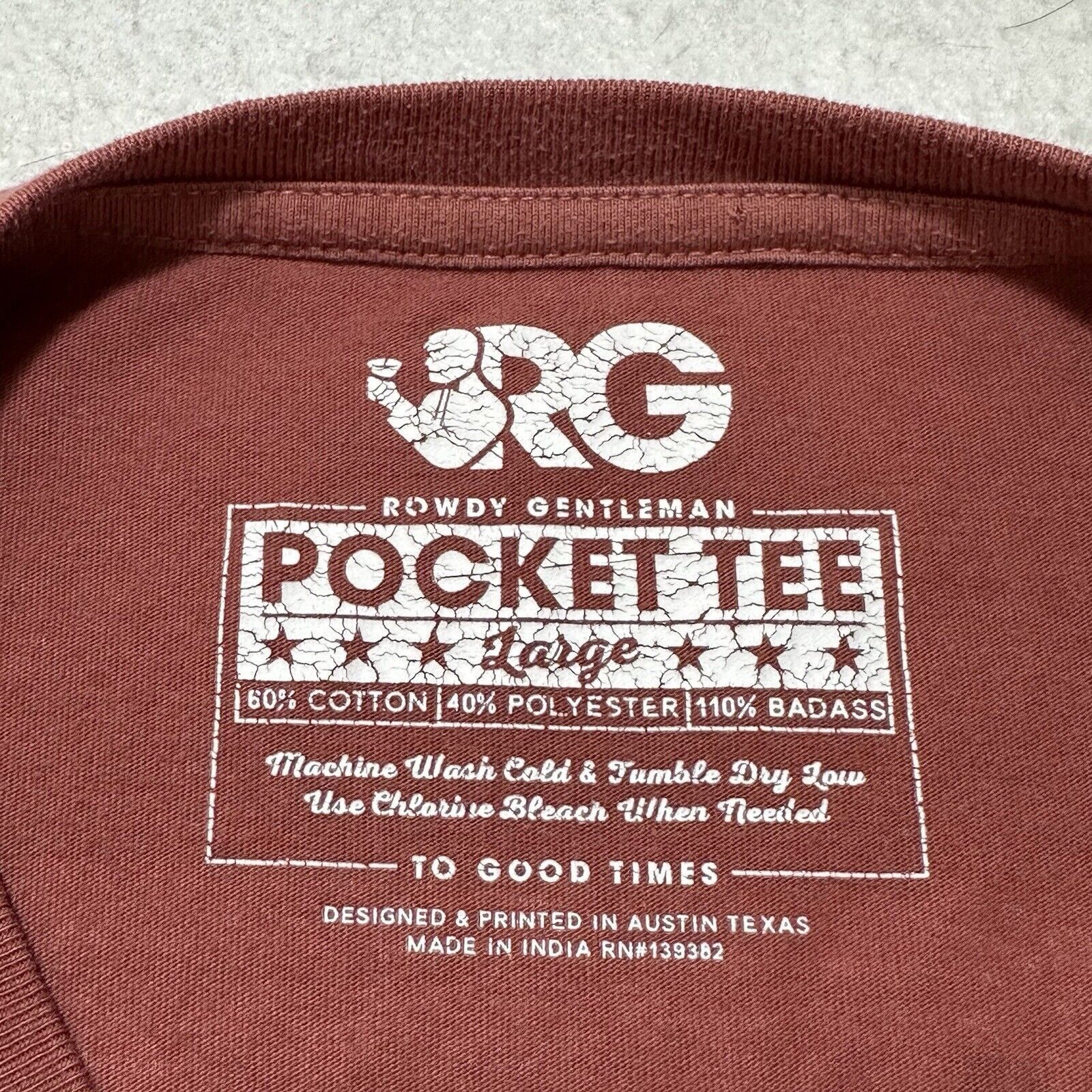 Other Rowdy Gentleman Large George W. Bush Baseball Card T Shirt Size US L / EU 52-54 / 3 - 6 Thumbnail
