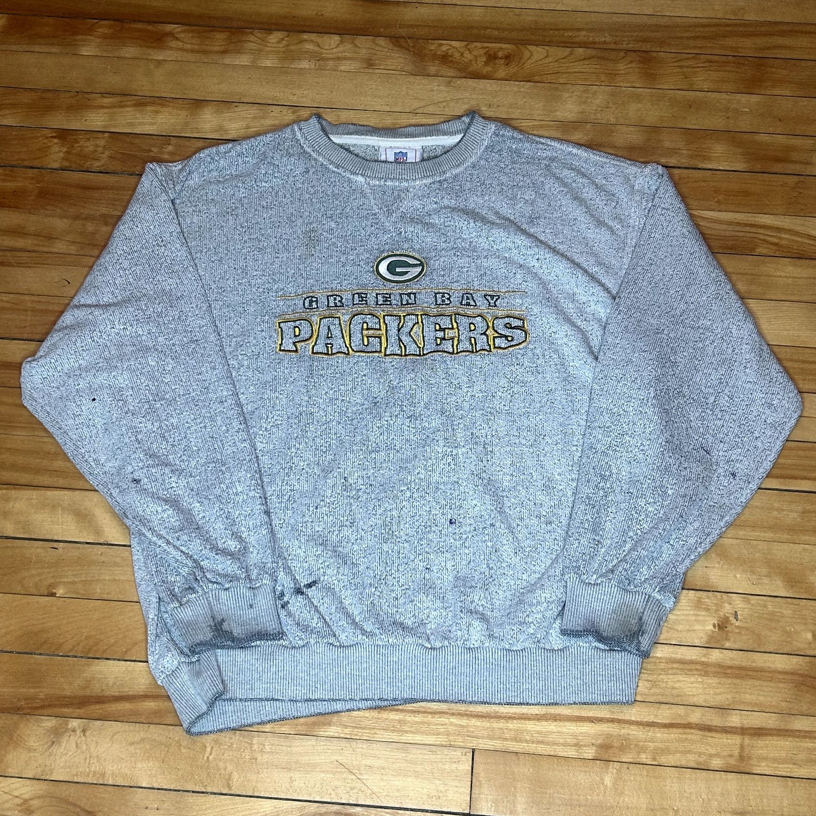 NFL Y2K Green Bay Packers Gray Crewneck XL Size US XL / EU 56 / 4 - 1 Thumbnail