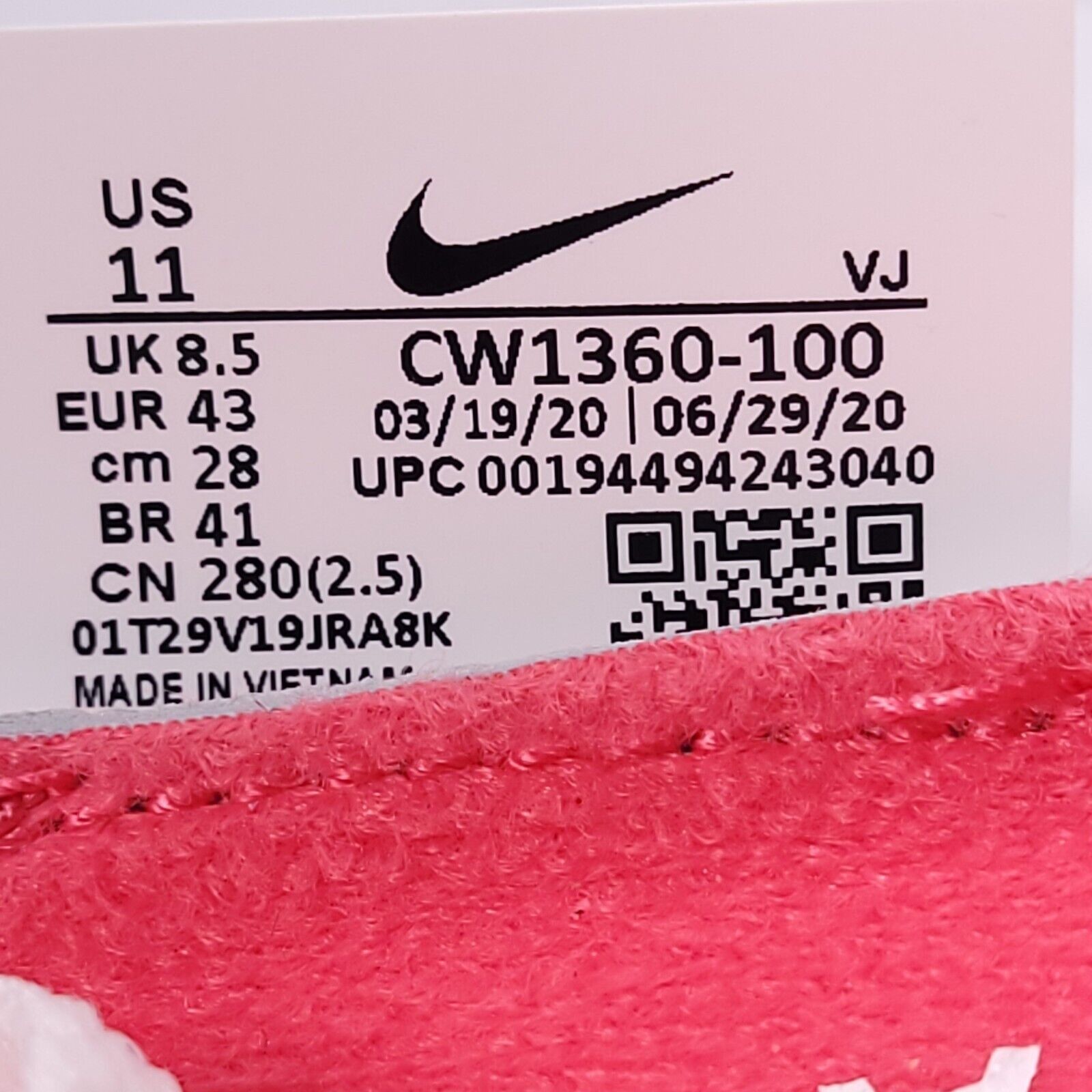 Nike Nike Air Max III Shoe Womens Size 11 CW1360-100 White Purple Size US 11 / IT 41 - 8 Thumbnail