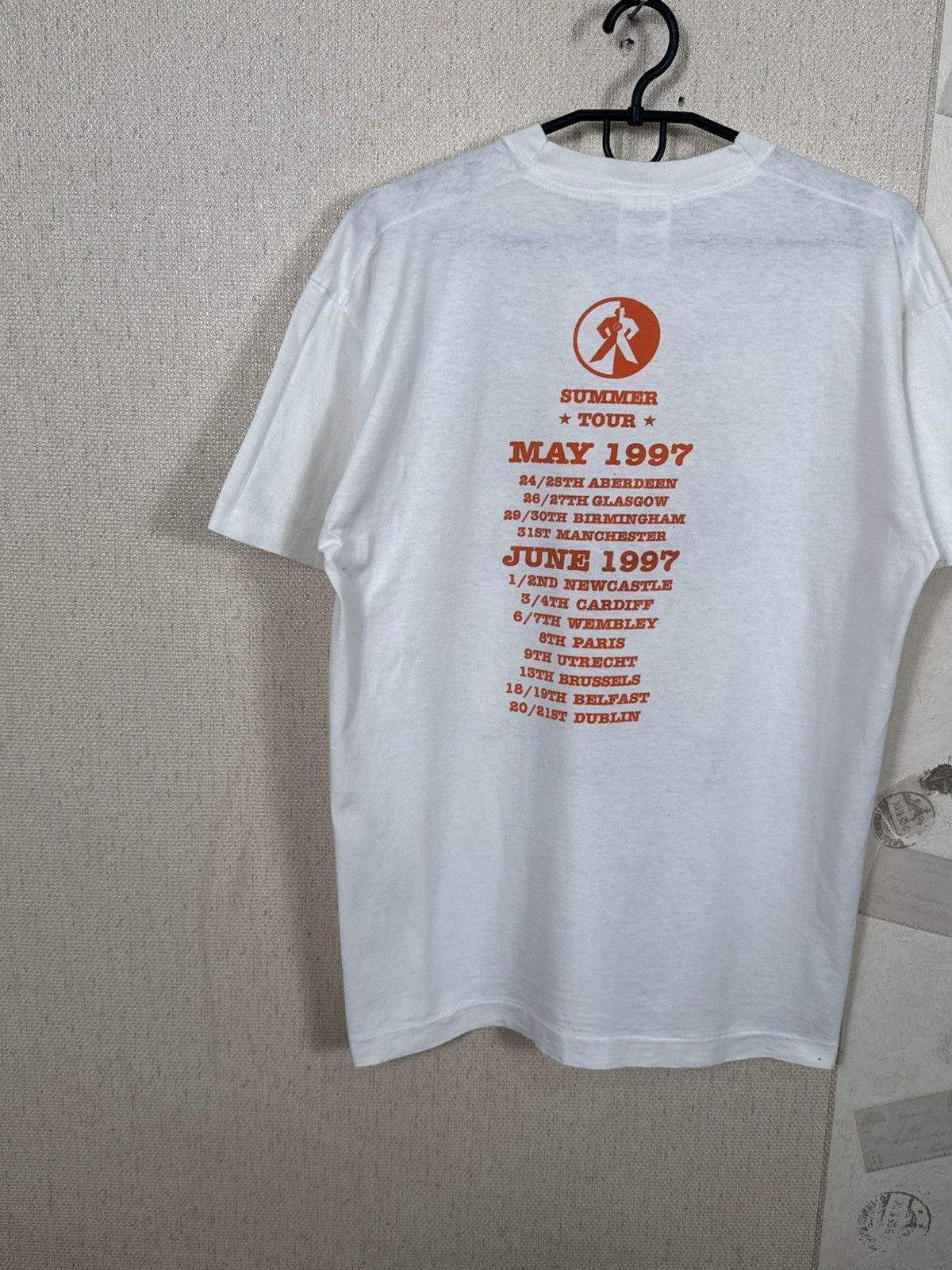 Other Vintage Boyzone T shirt 1997 Summer Tour Band White Hype L Size US L / EU 52-54 / 3 - 17 Thumbnail