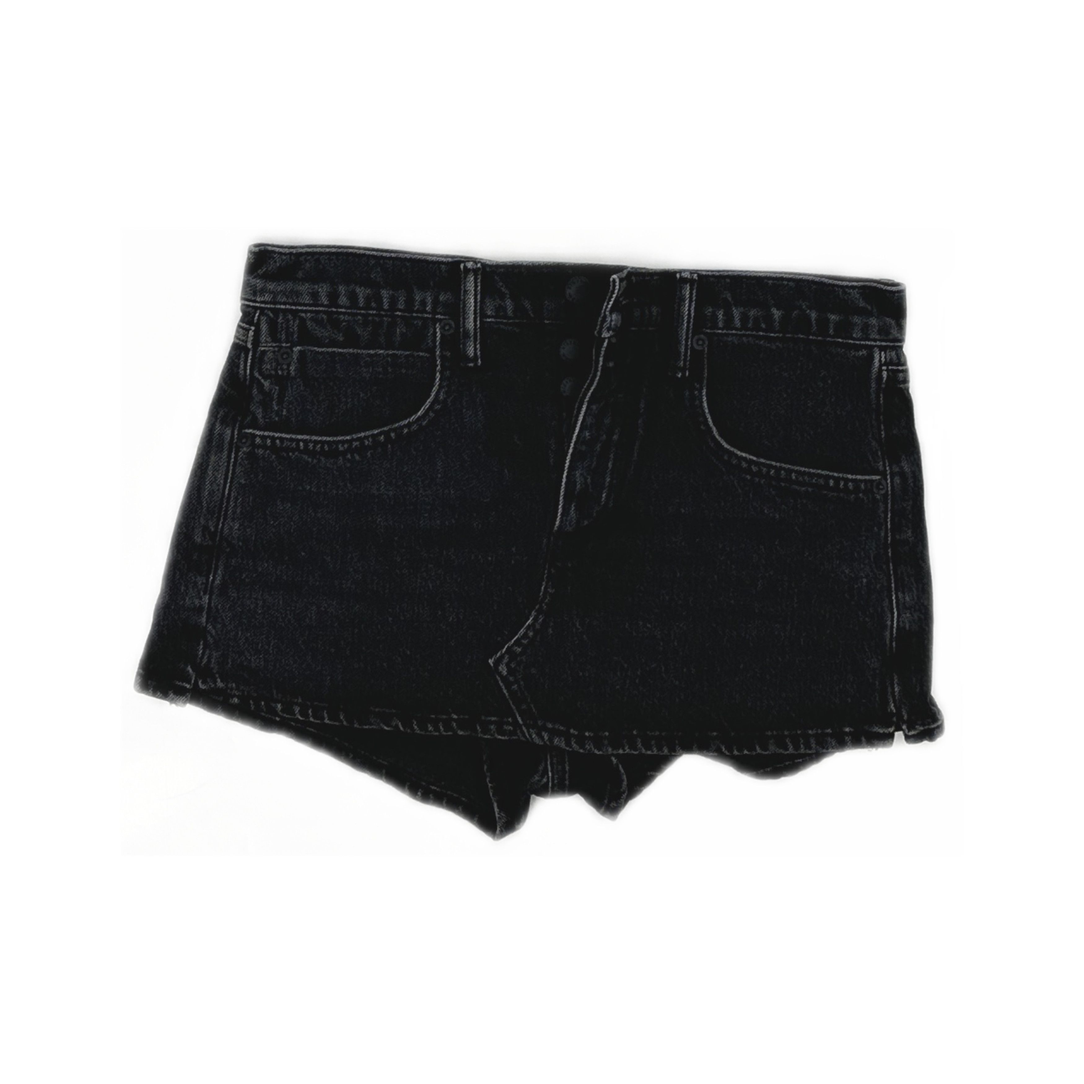 Alexander Wang Alexander Wang Layered Denim Shorts Size 25 Size 25" / US 0 / IT 36 - 1 Thumbnail