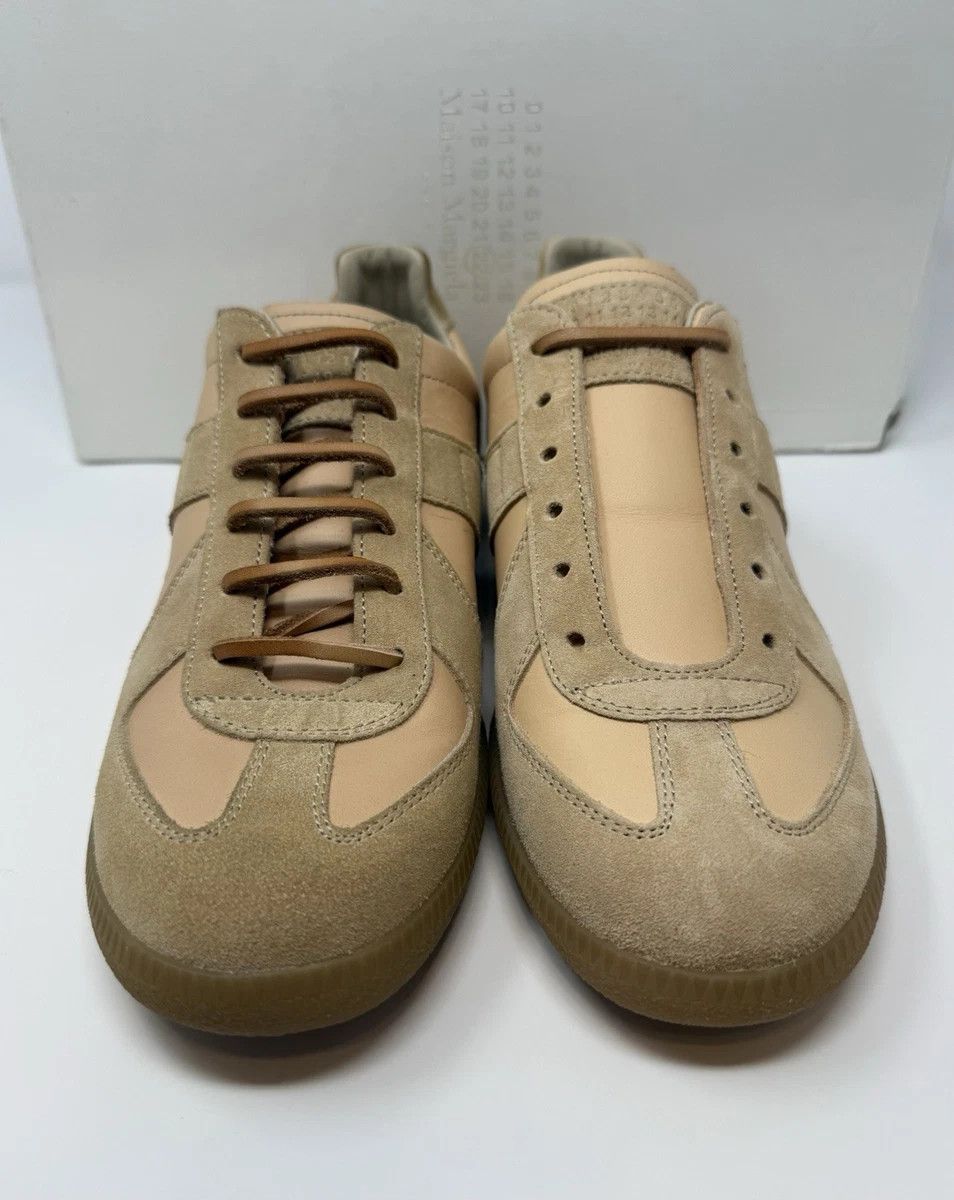 Maison Margiela Maison Margiela GAT Replica Tan 7 40 Low Tops Size US 7 / EU 40 - 2 Thumbnail