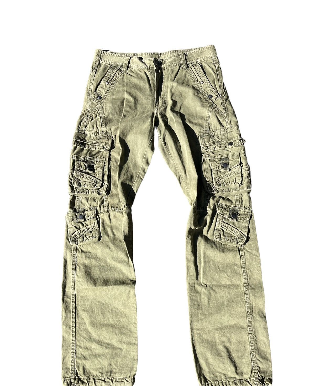 image of Vintage Multi Pocket Military Pants in Green, Men's (Size 33)