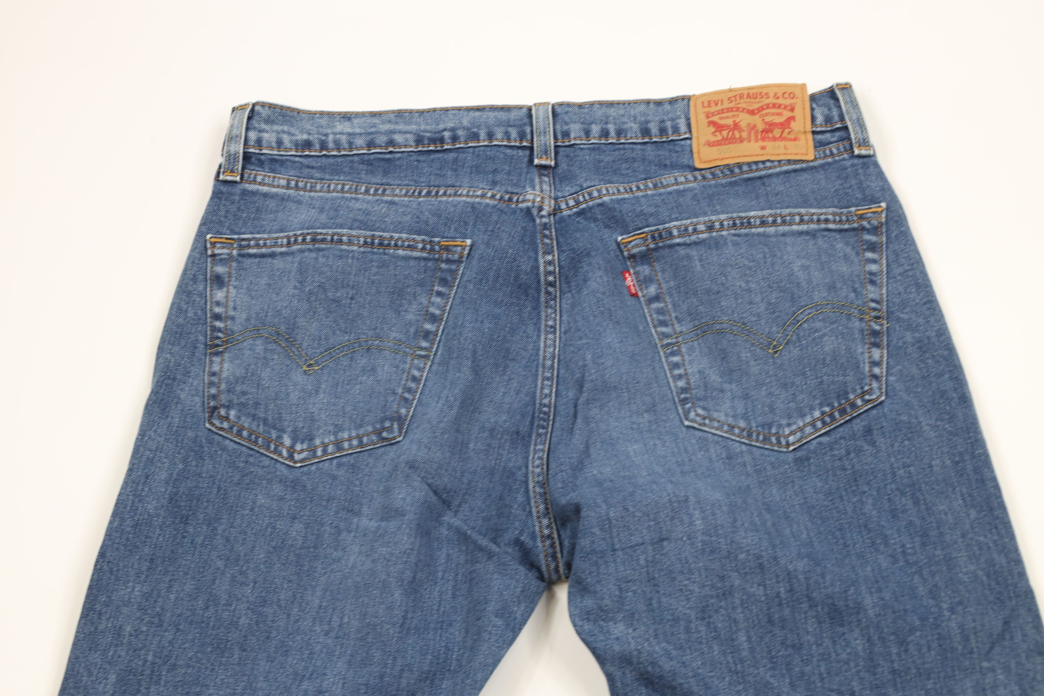 Levi's × Vintage Vintage Y2K Levis 505 Stretch Regular Fit Denim Jeans Blue Size US 34 / EU 50 - 10 Thumbnail